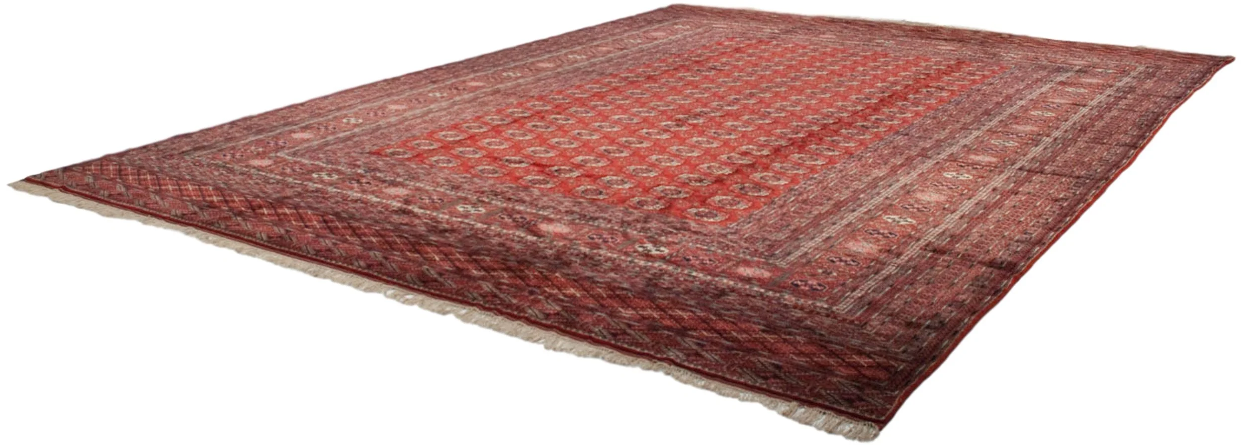 13x17.5 Vintage Fine Bokhara Carpet - Image 4