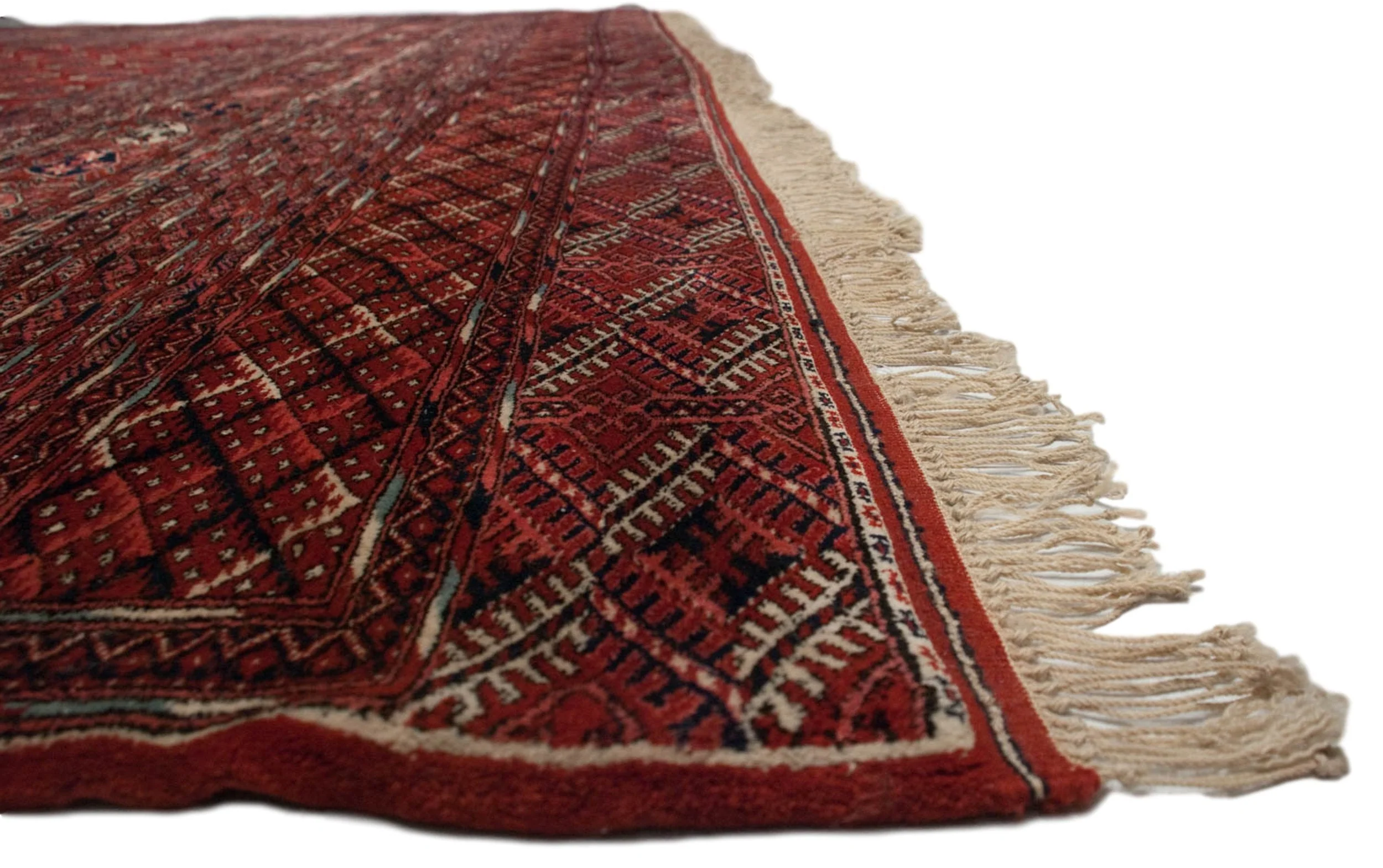 13x17.5 Vintage Fine Bokhara Carpet - Image 5