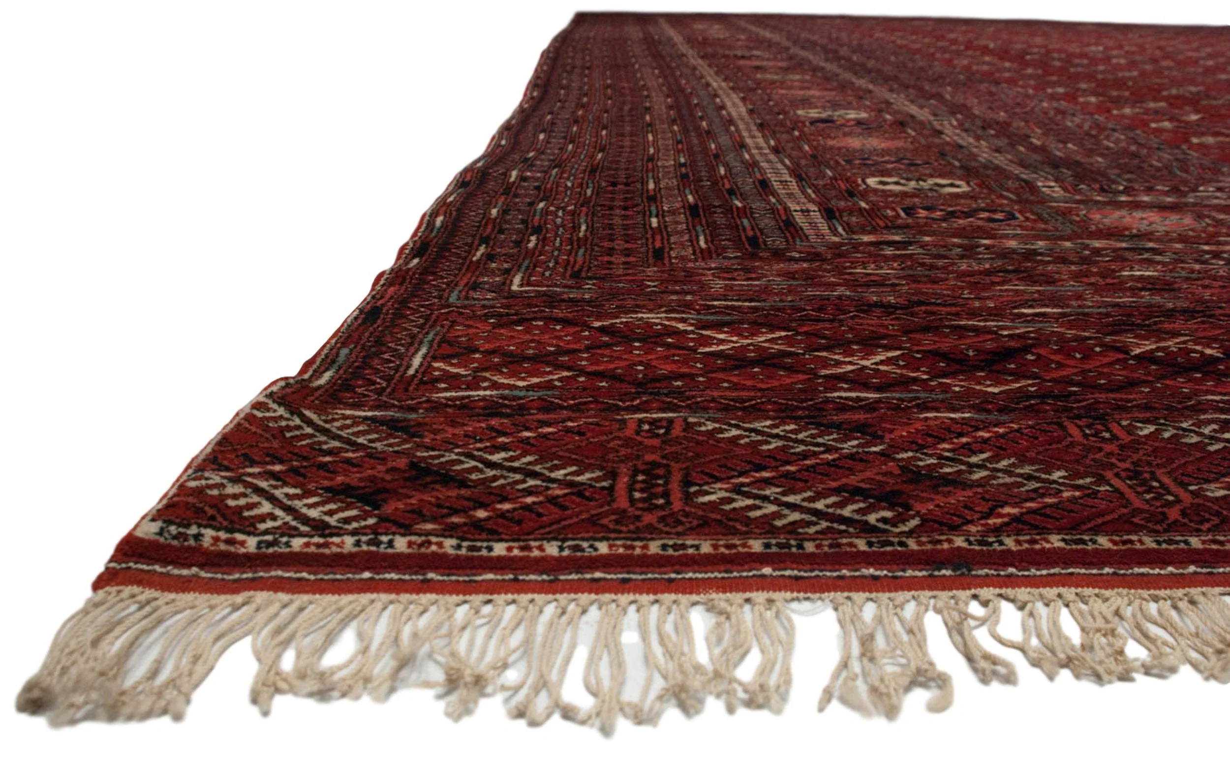 13x17.5 Vintage Fine Bokhara Carpet - Image 6