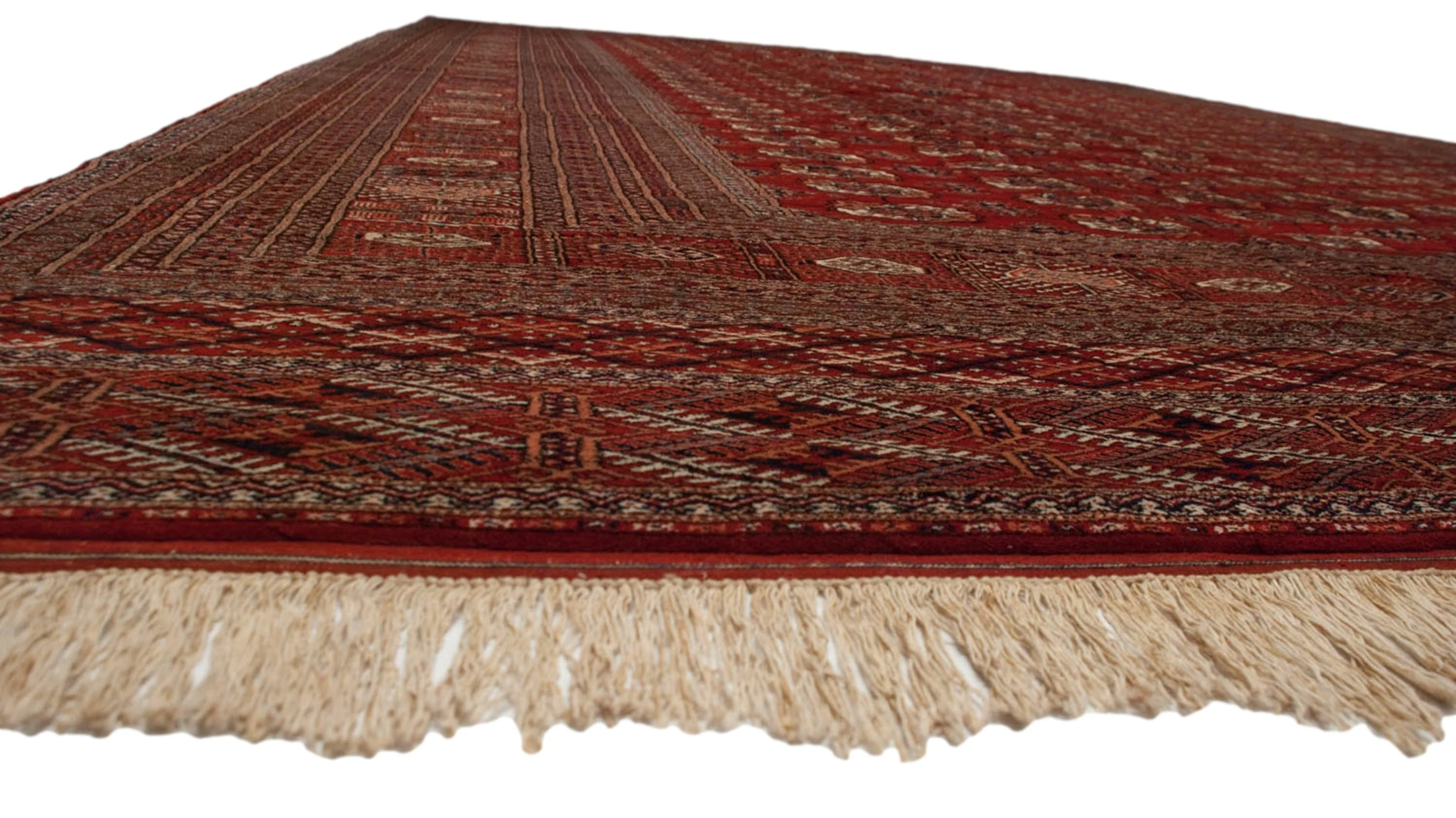 13x19.5 Vintage Fine Bokhara Carpet - Image 14