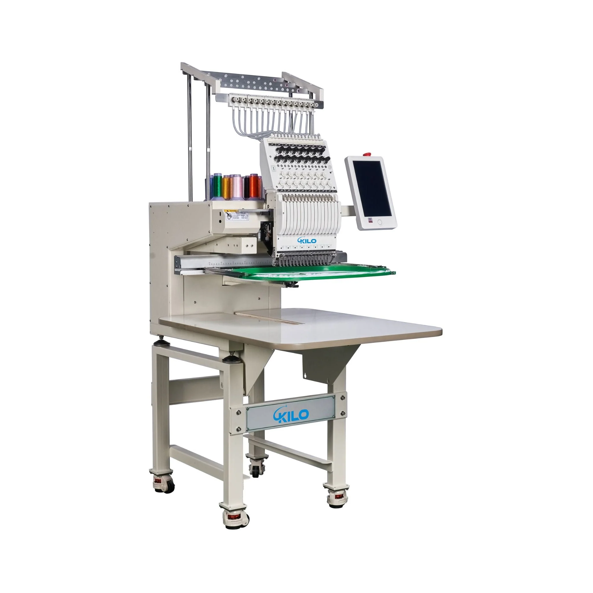 [13X20"] 15-Needle Commercial Embroidery Machine With LCD Touchscreen And Laser Positioning (SAK57613) - Image 3