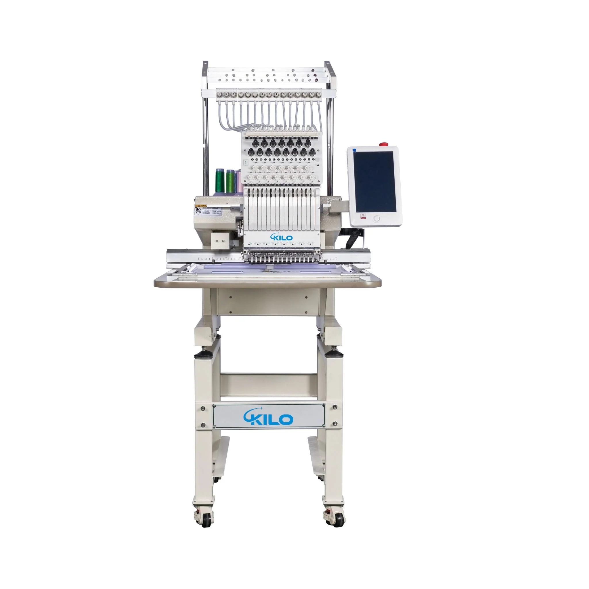 [13X20"] 15-Needle Commercial Embroidery Machine With LCD Touchscreen And Laser Positioning (SAK57613) - Image 4