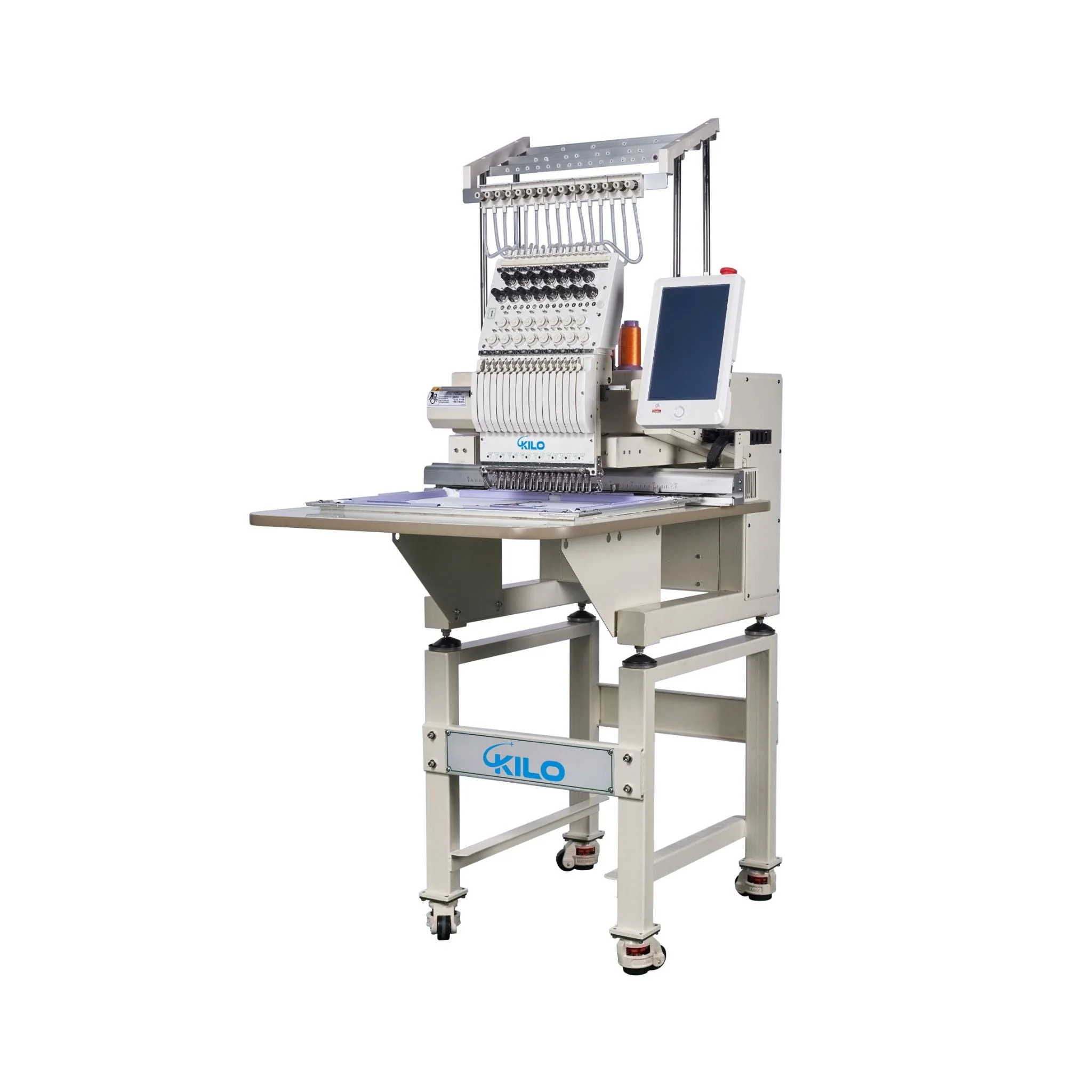 [13X20"] 15-Needle Commercial Embroidery Machine With LCD Touchscreen And Laser Positioning (SAK57613) - Image 6