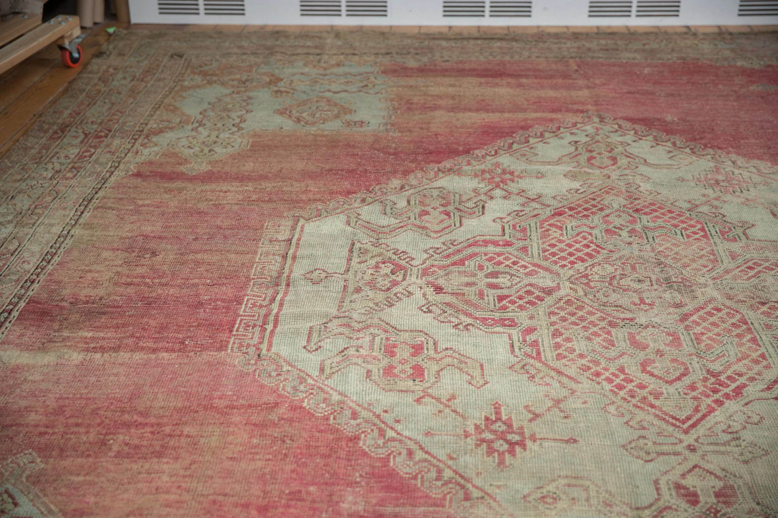 14x17 Vintage Oushak Carpet - Image 10