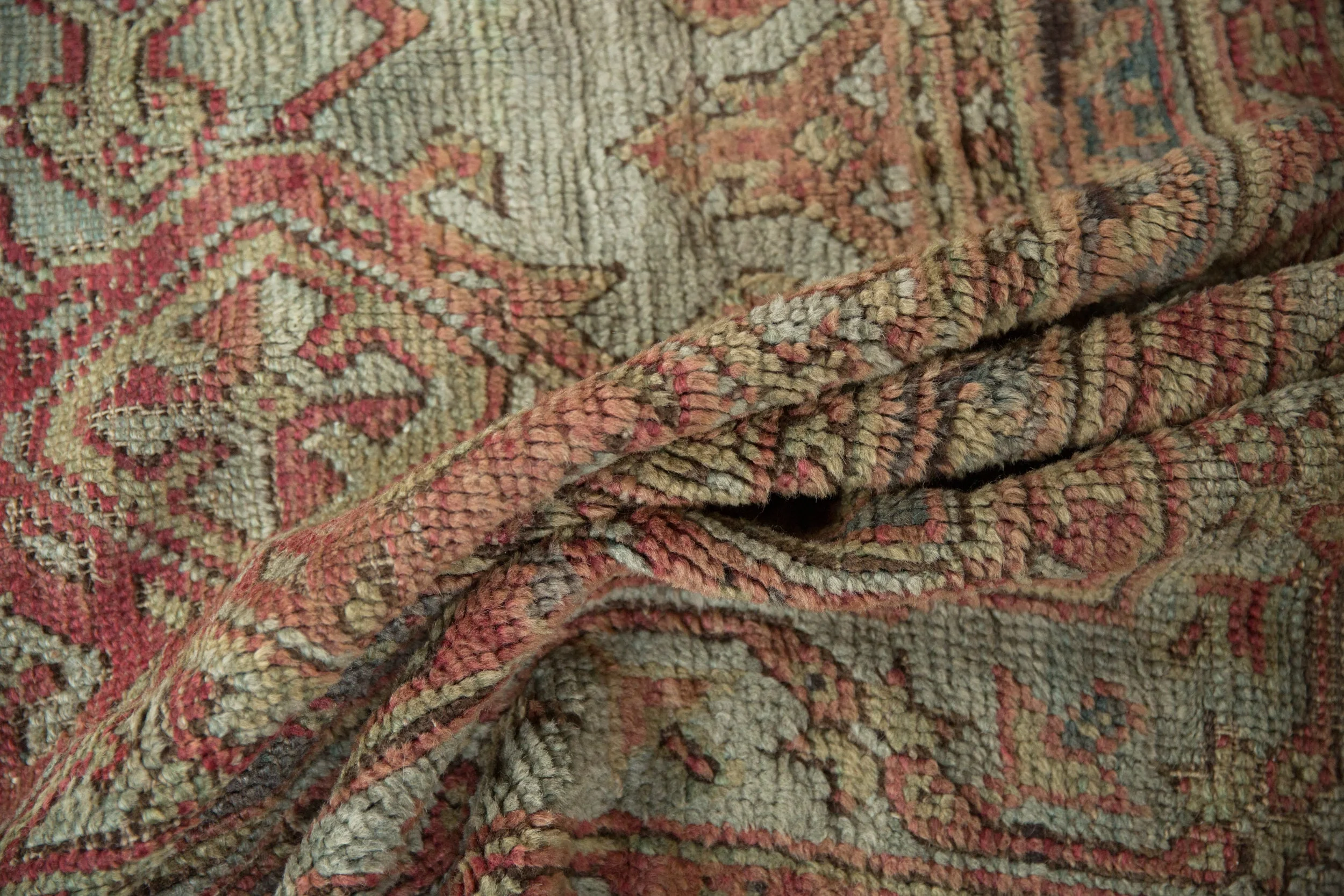14x17 Vintage Oushak Carpet - Image 14