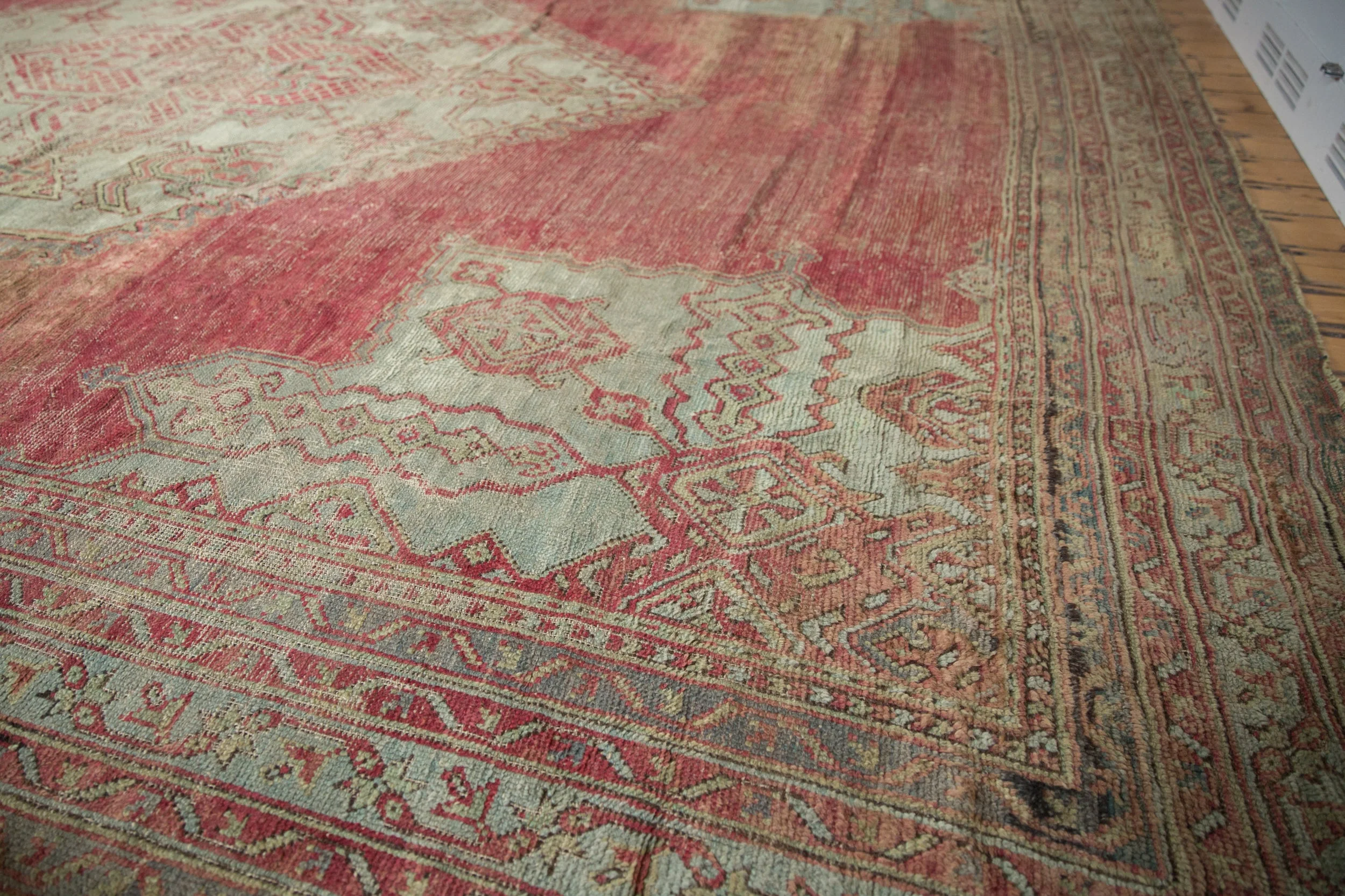14x17 Vintage Oushak Carpet - Image 4