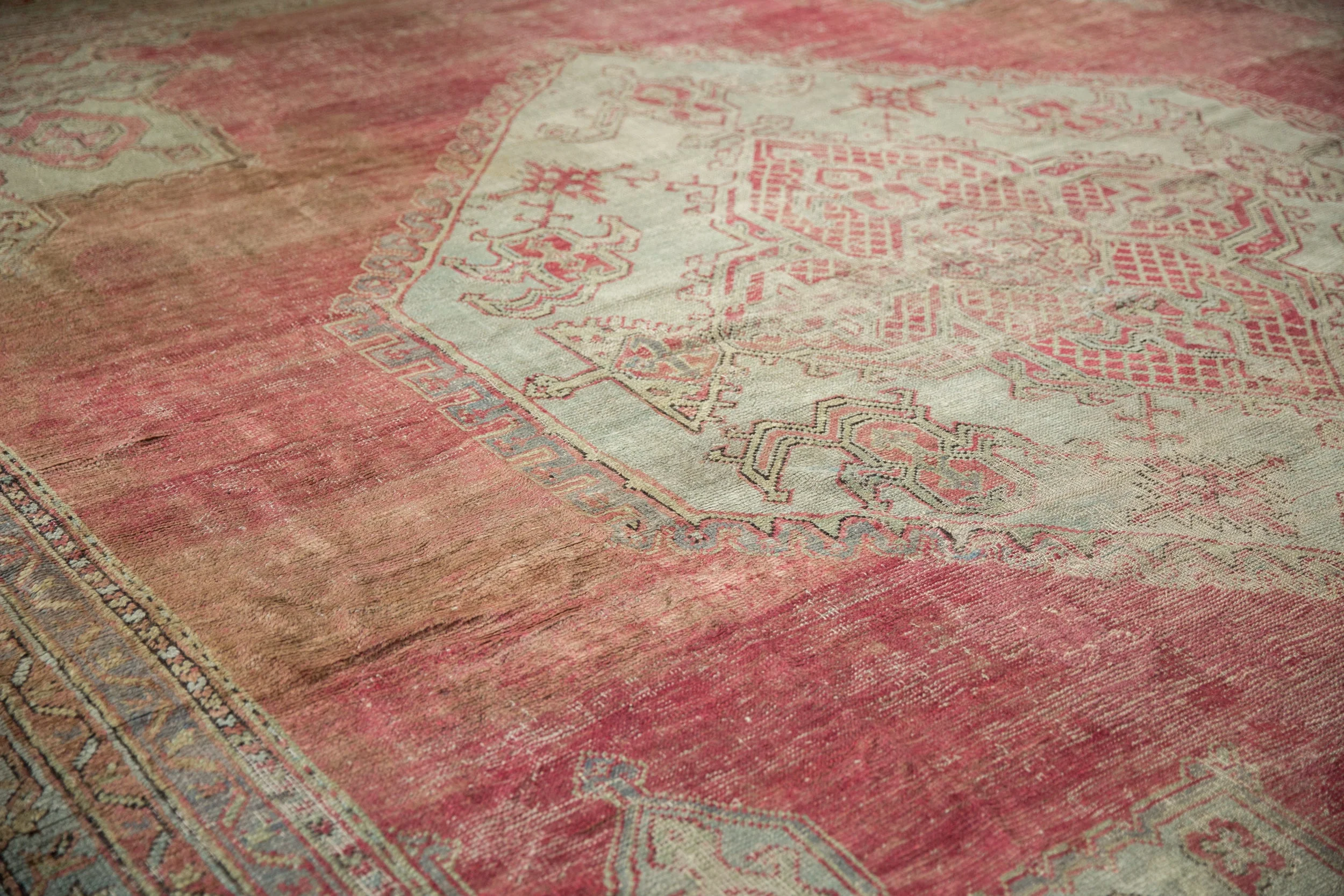 14x17 Vintage Oushak Carpet - Image 5