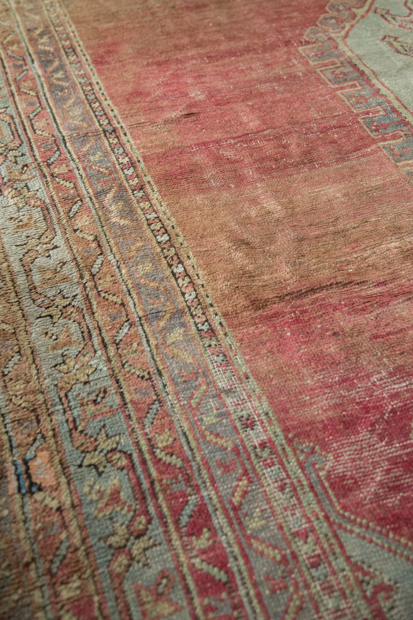 14x17 Vintage Oushak Carpet - Image 6