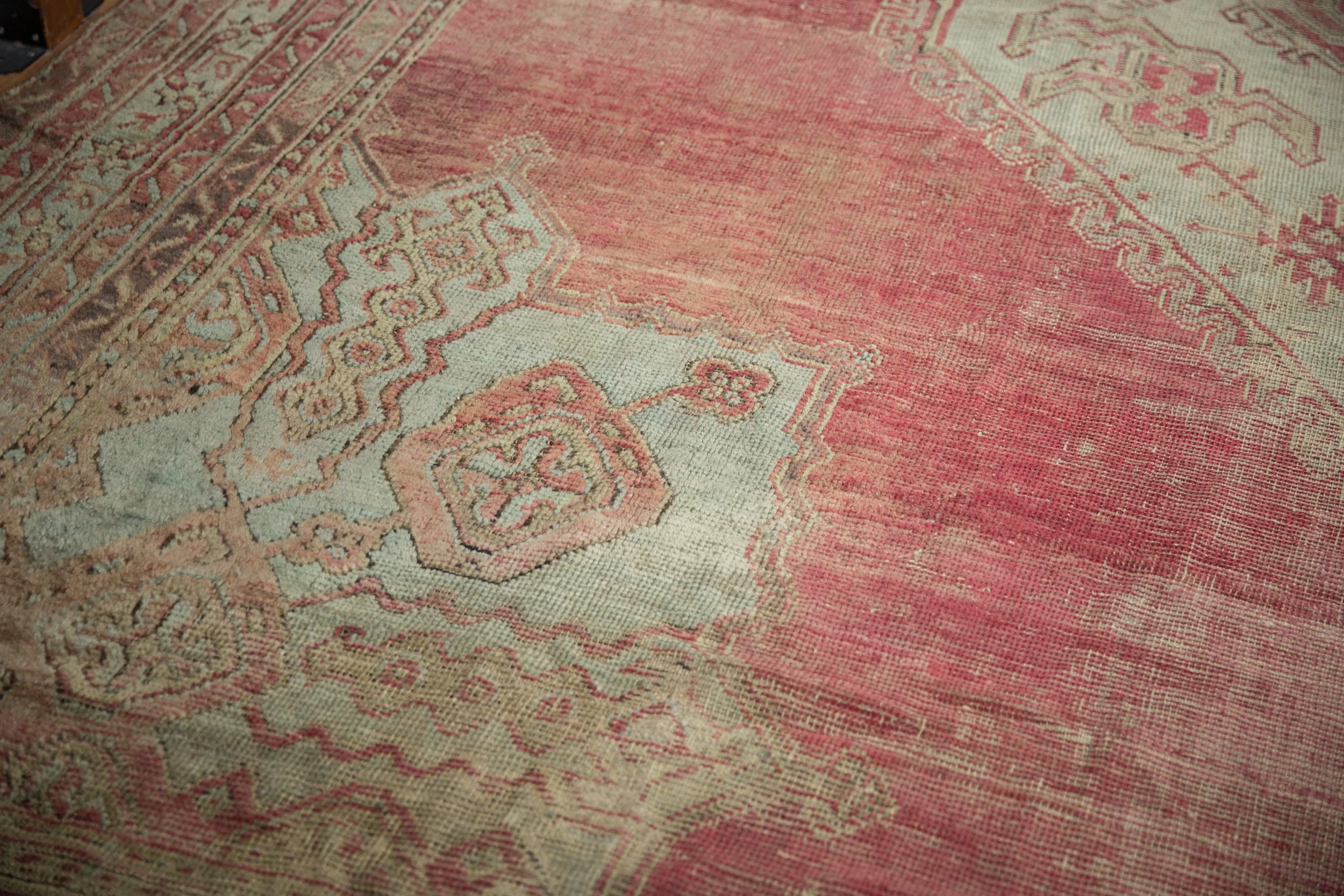 14x17 Vintage Oushak Carpet - Image 9