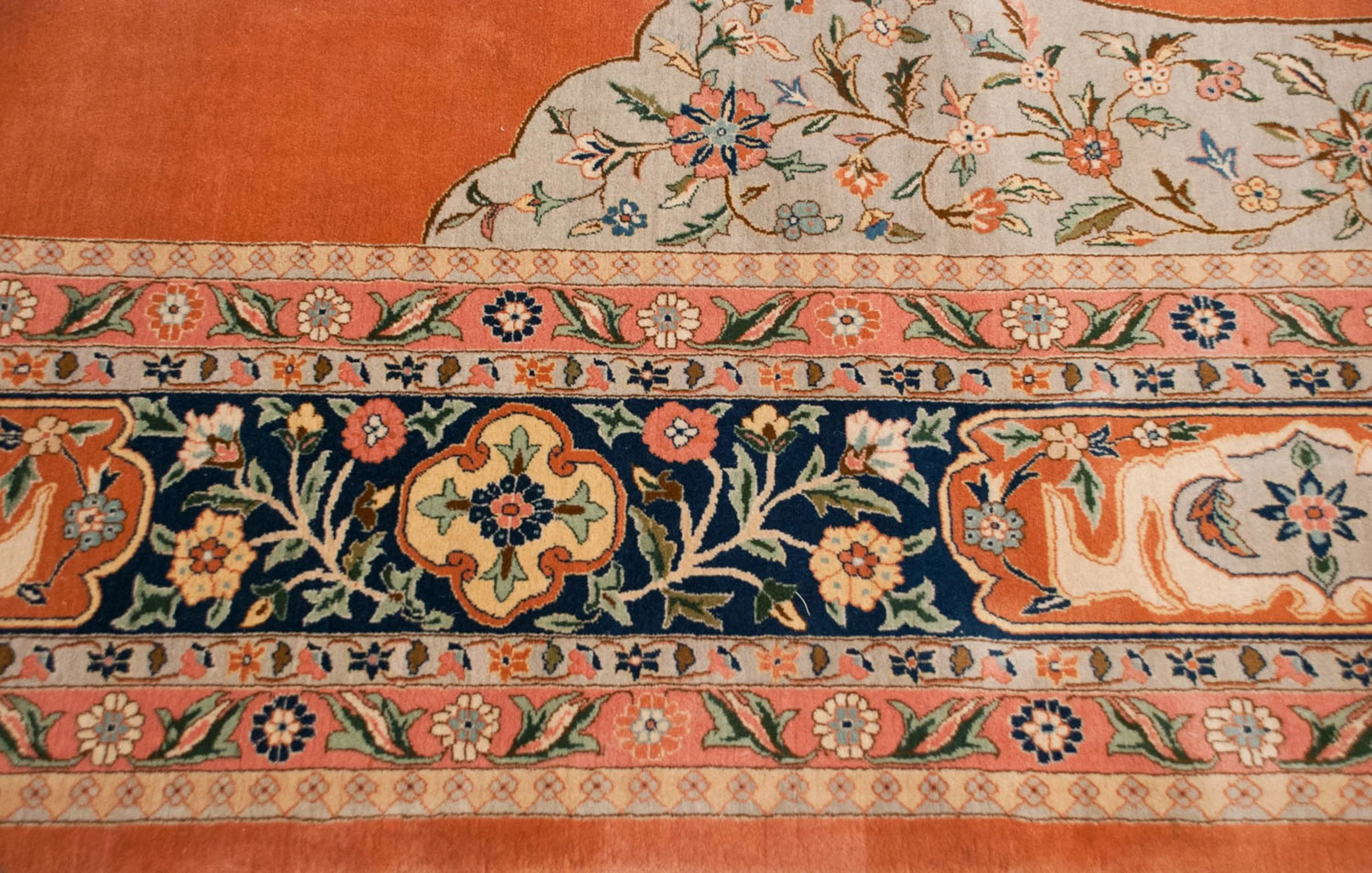14x21 Vintage Bulgarian Tabriz Design Carpet - Image 4