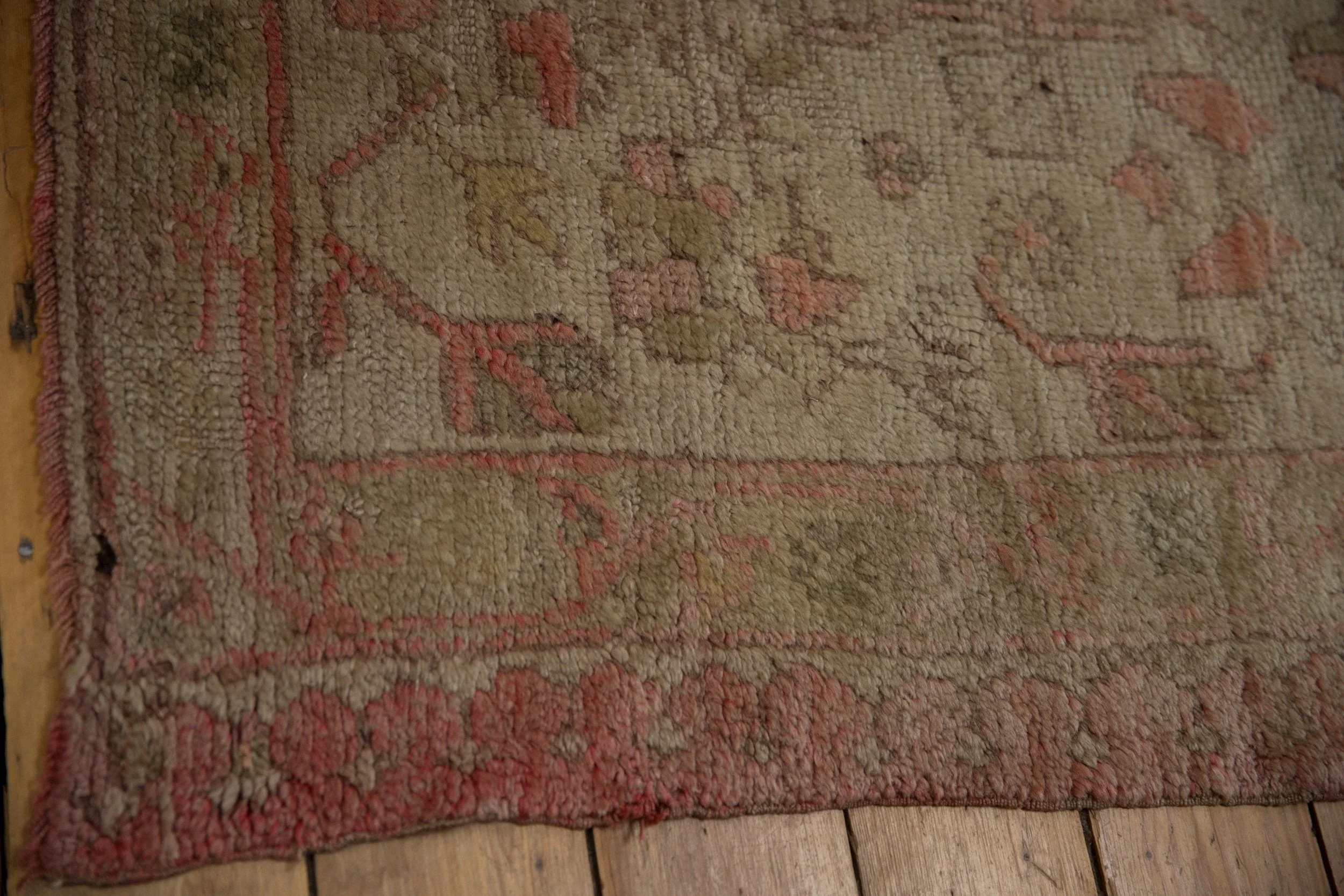 15.5x19.5 Vintage Distressed Oushak Carpet - Image 14