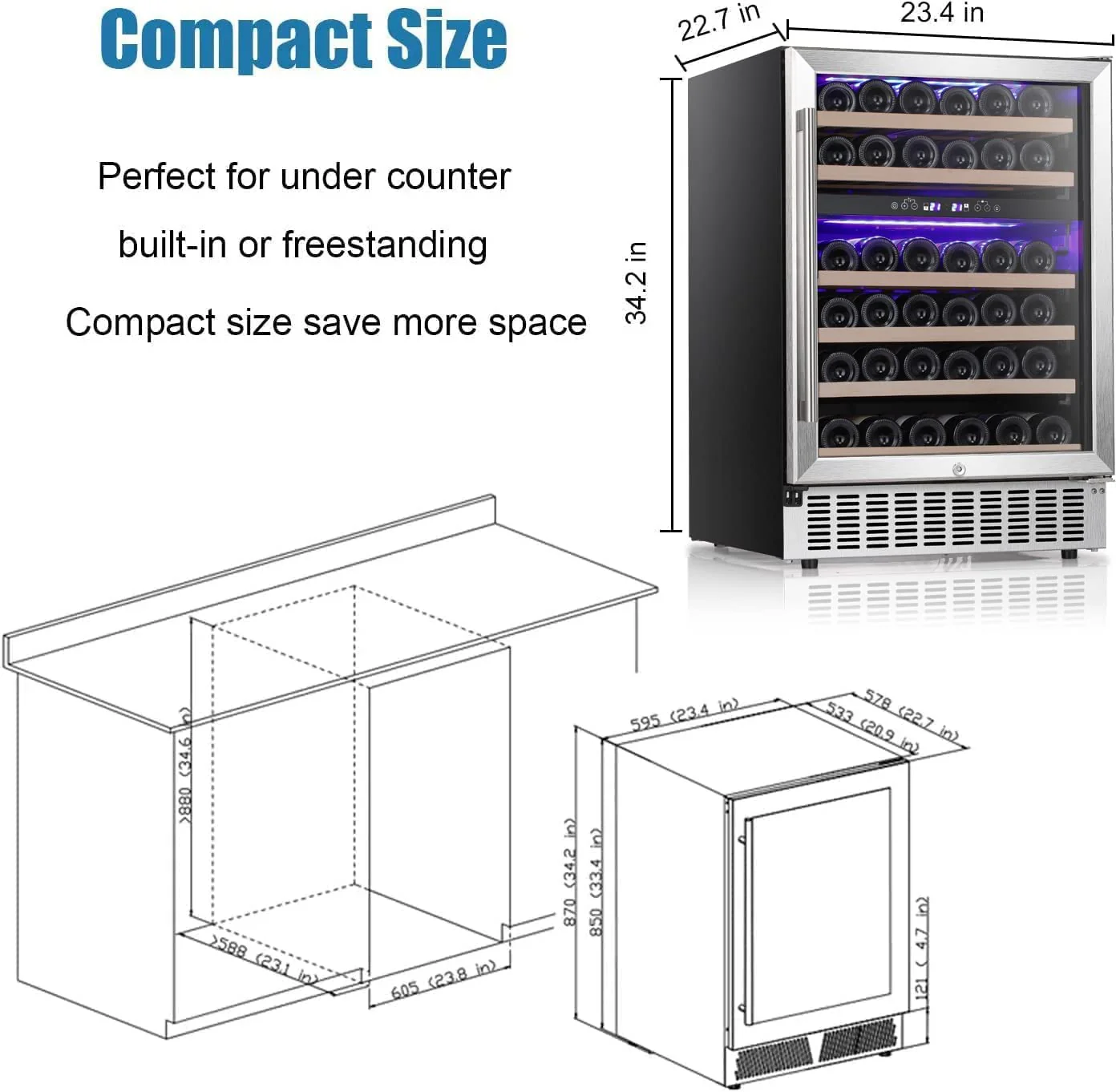 15 Inch Beverage Refrigerator W5185B - Image 14