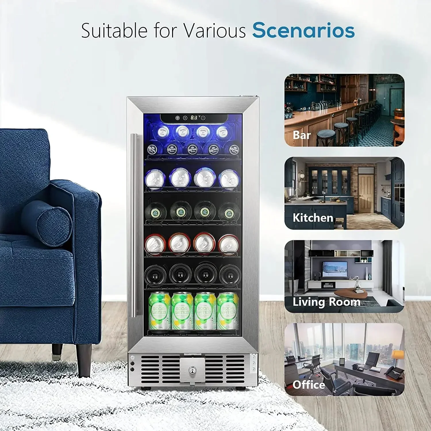 15 Inch Beverage Refrigerator W5185B - Image 18