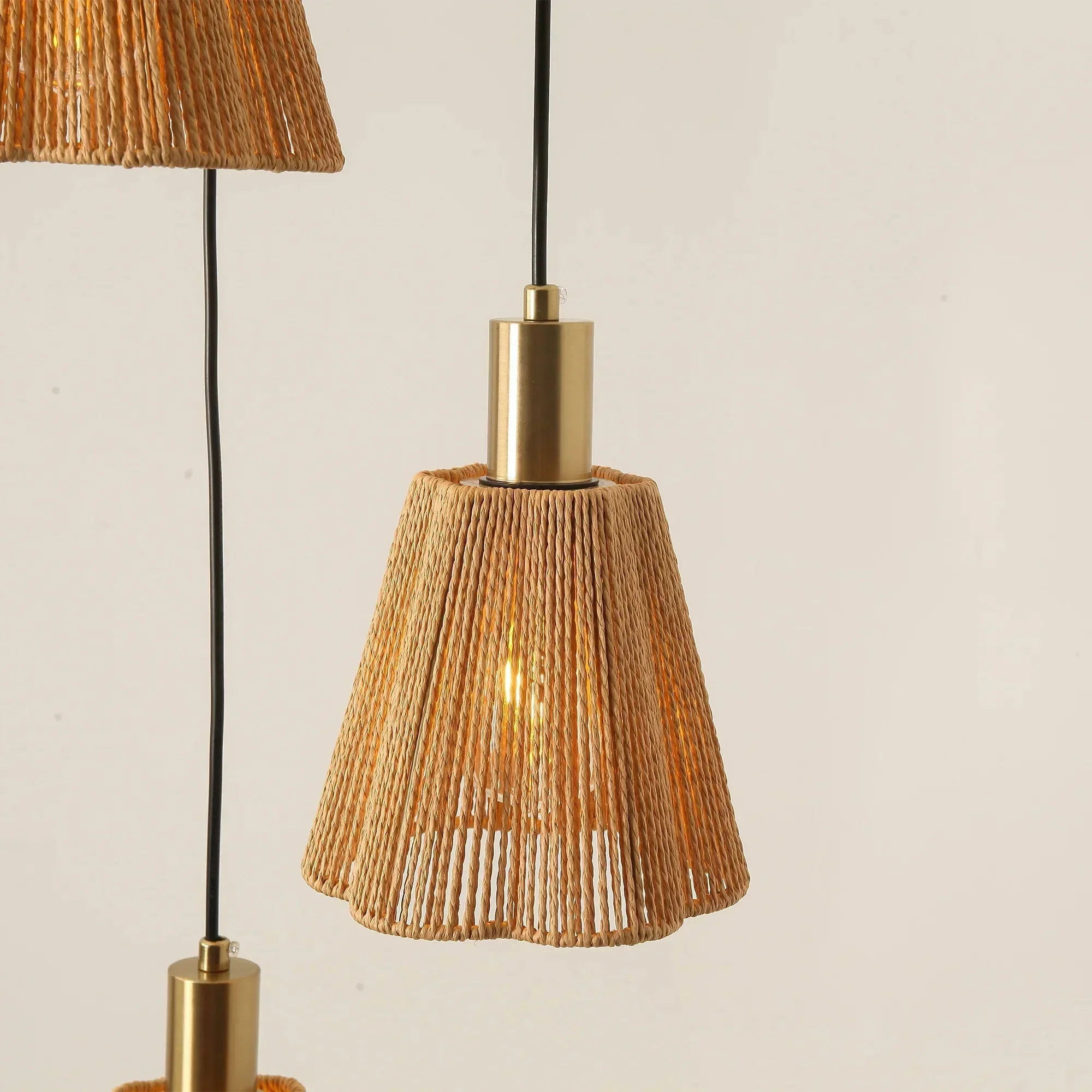 15 Inch Merle 3-Light Island Pendant Light - Image 15