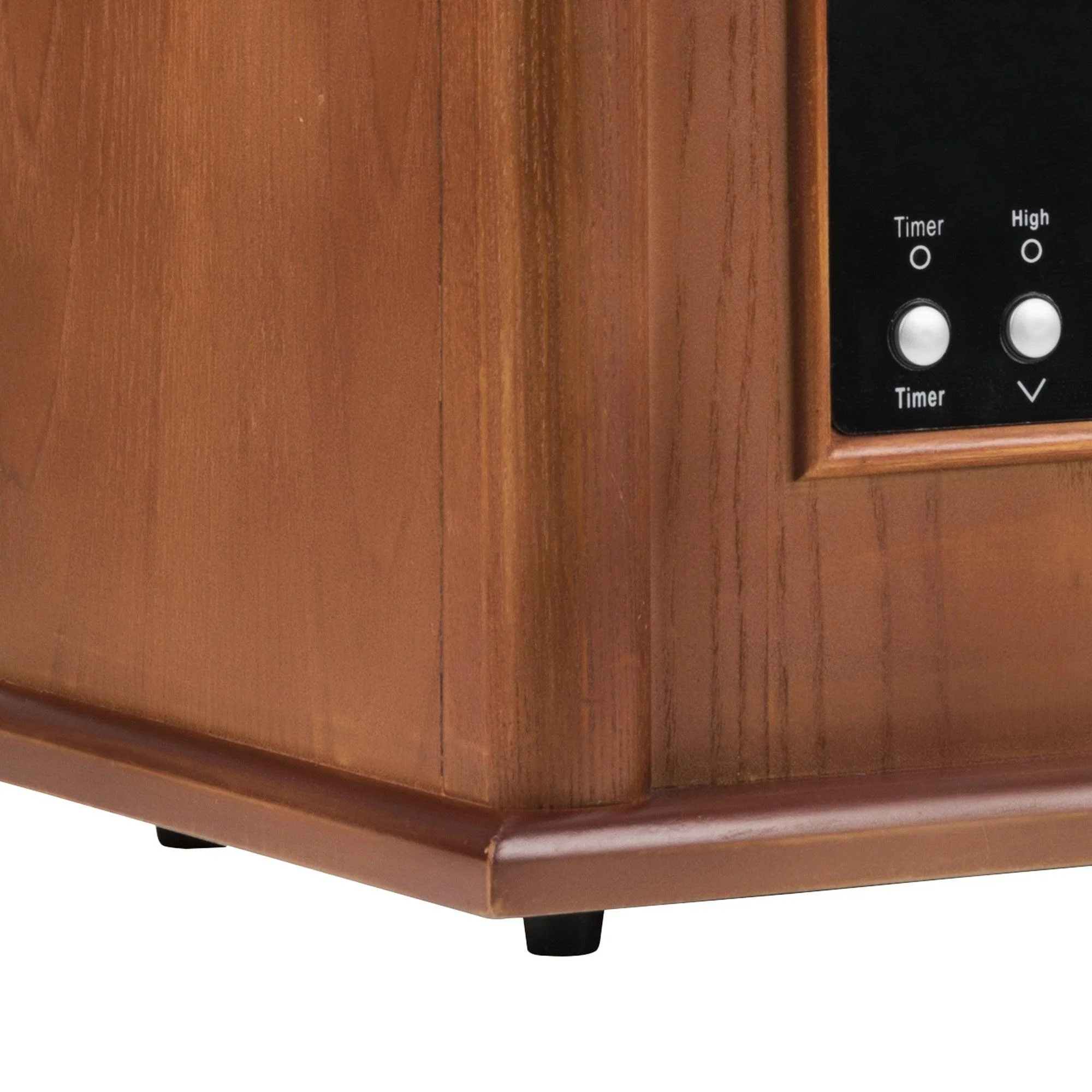 1500-Watt Electric Cabinet 4 Quartz Infrared Heater Wood with LED Digital Screen, Remote Control and Timer - Image 14