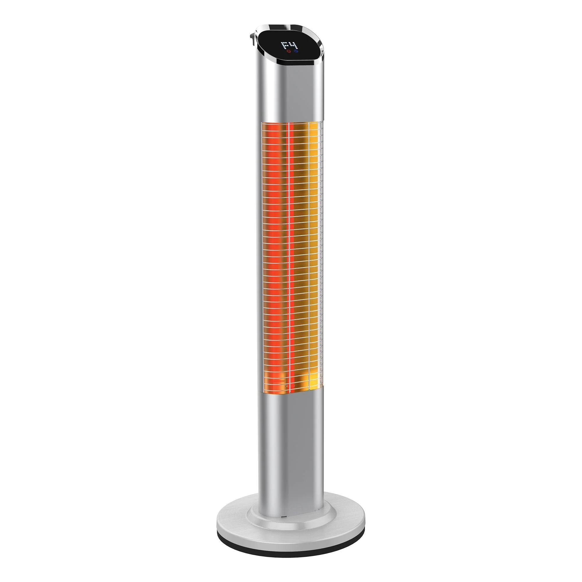 1500-Watt Electric Patio Heater Infrared Outdoor/Indoor Use with Remote Control, 24 Hour Timer - Image 2