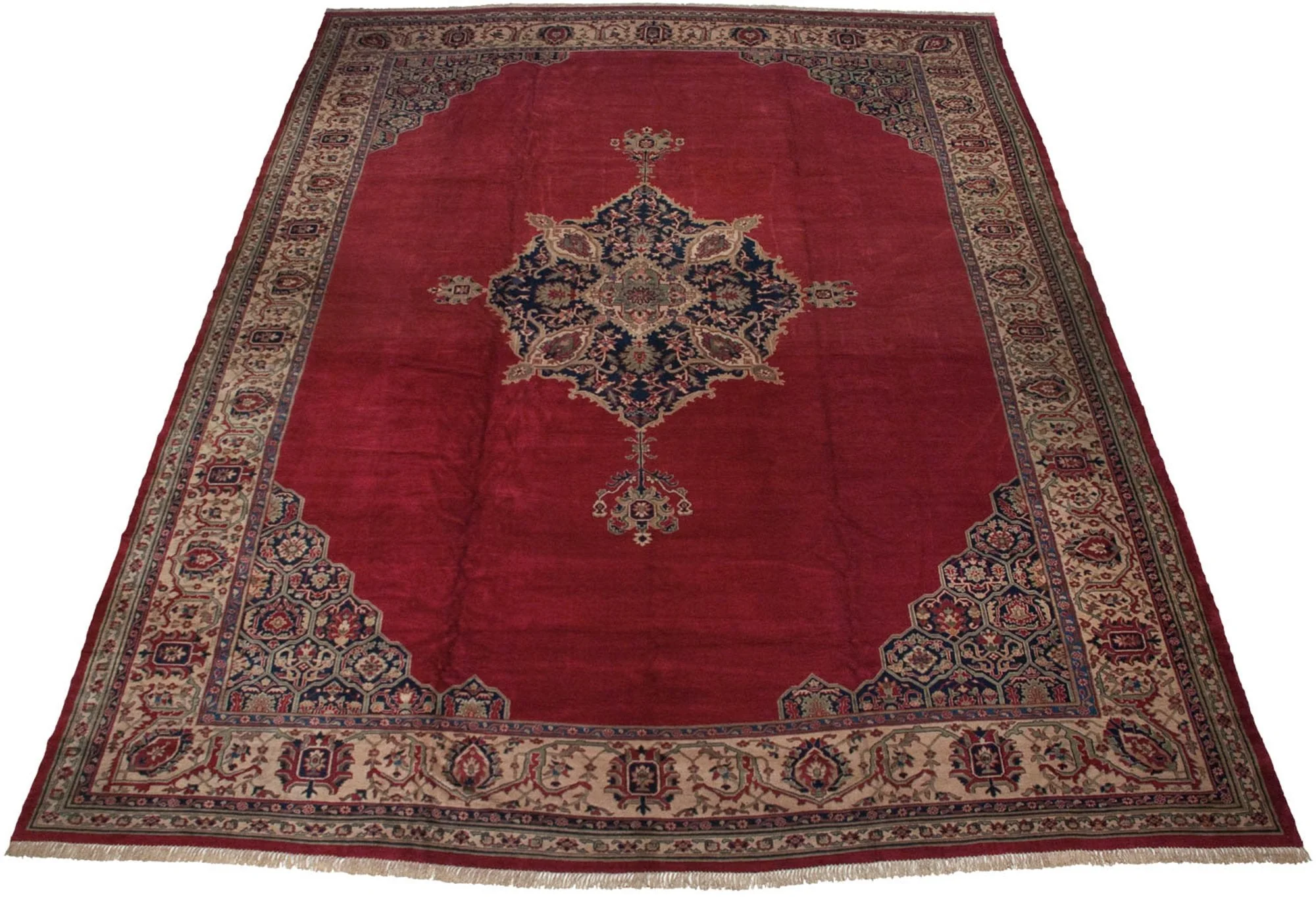 15x19.5 Vintage Oushak Carpet - Image 2