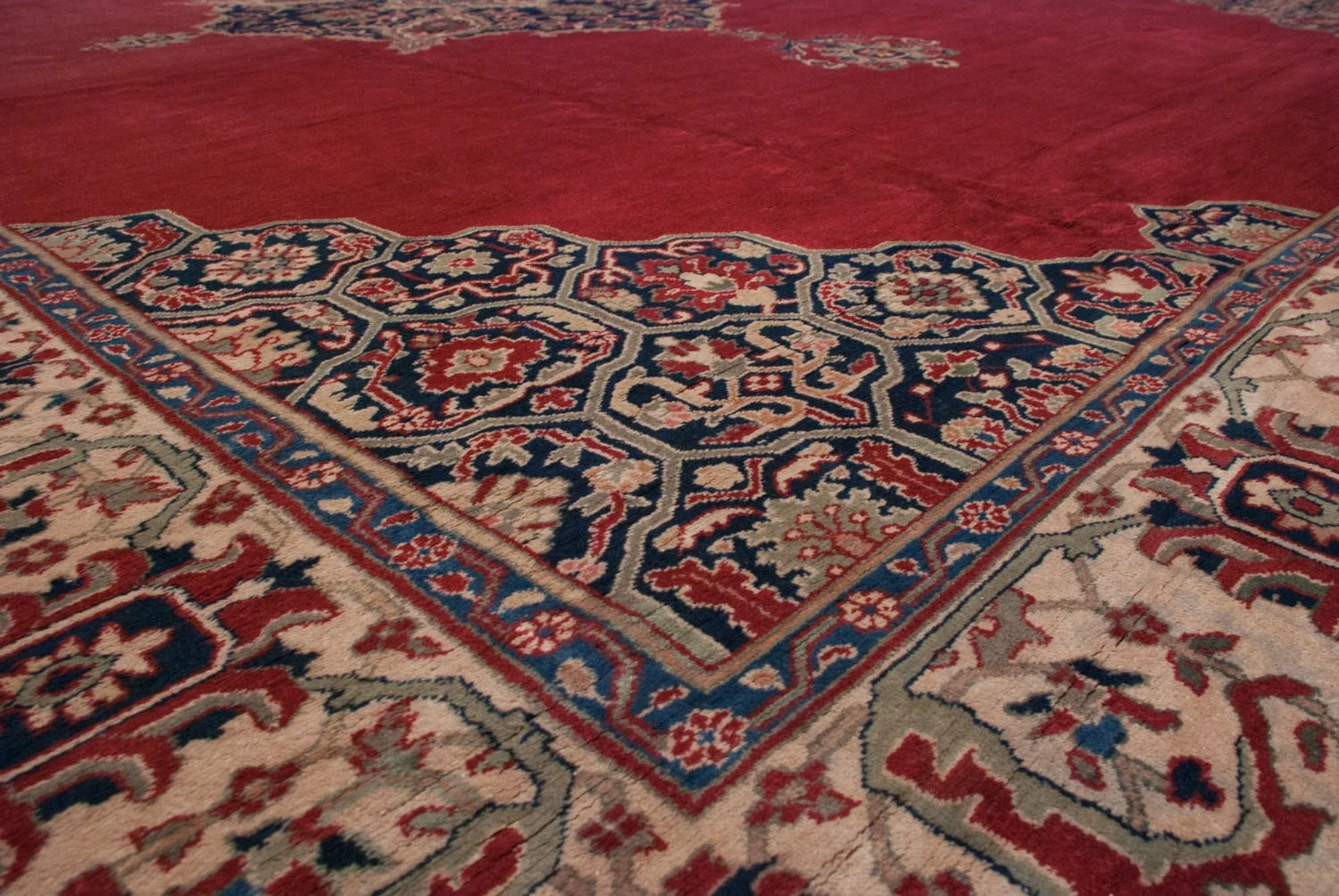 15x19.5 Vintage Oushak Carpet - Image 3