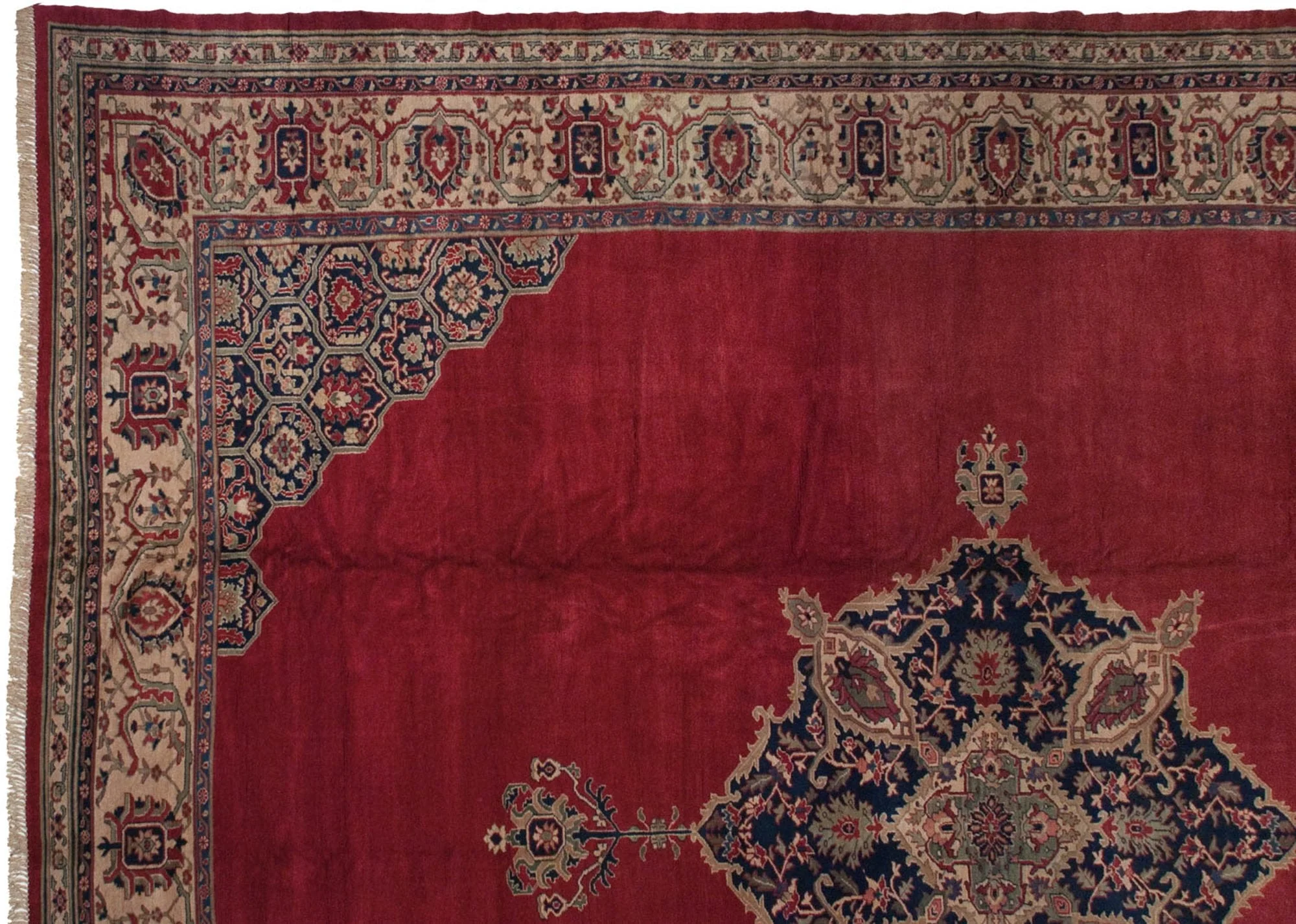 15x19.5 Vintage Oushak Carpet - Image 7