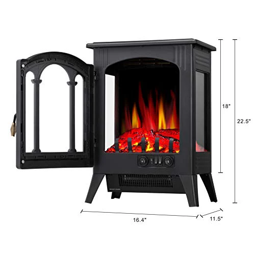 16 Inches Portable Electric Fireplace Stove 5220 - Image 2