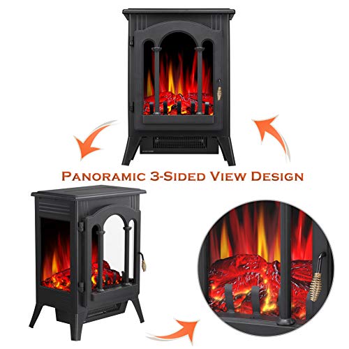 16 Inches Portable Electric Fireplace Stove 5220 - Image 6