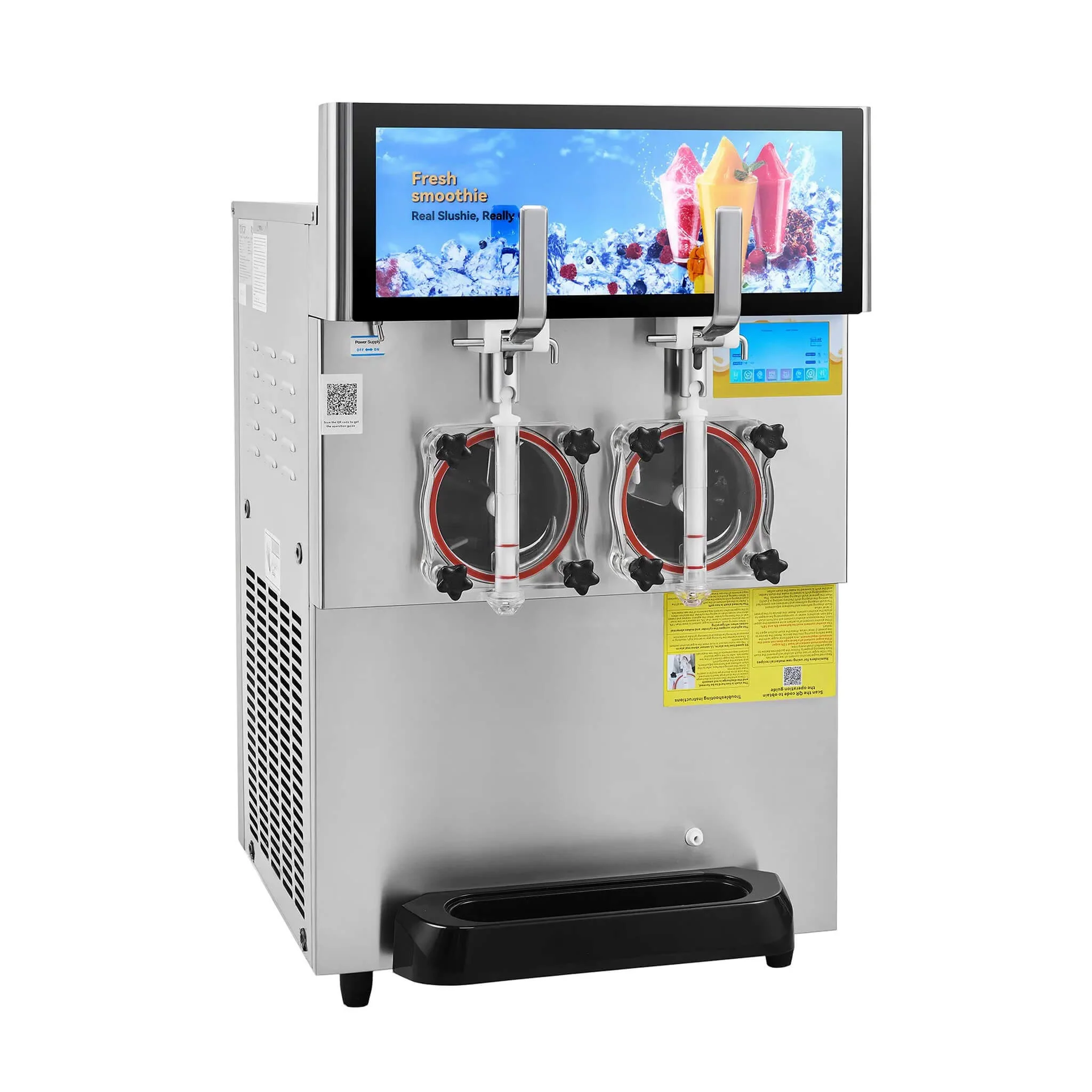 16L Commercial 1155W Double Bowl Stainless Steel Slushy Margarita Machine (SAK98402) - Image 12