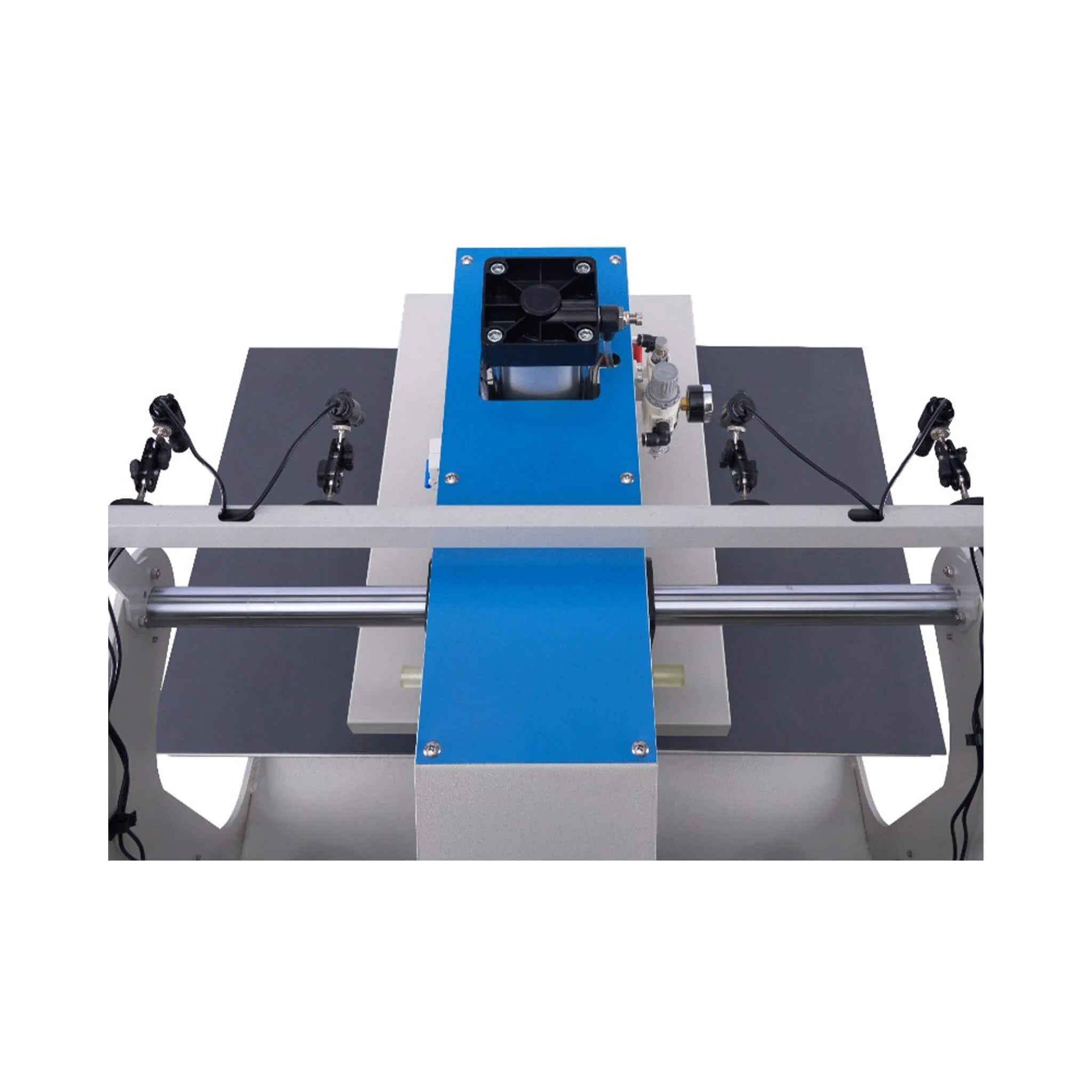 [16X24-Inch] Pneumatic Sliding Dual-Platen Hot Press Machine With Infrared Positioning And Air Compressor (SAK46729) - Image 9