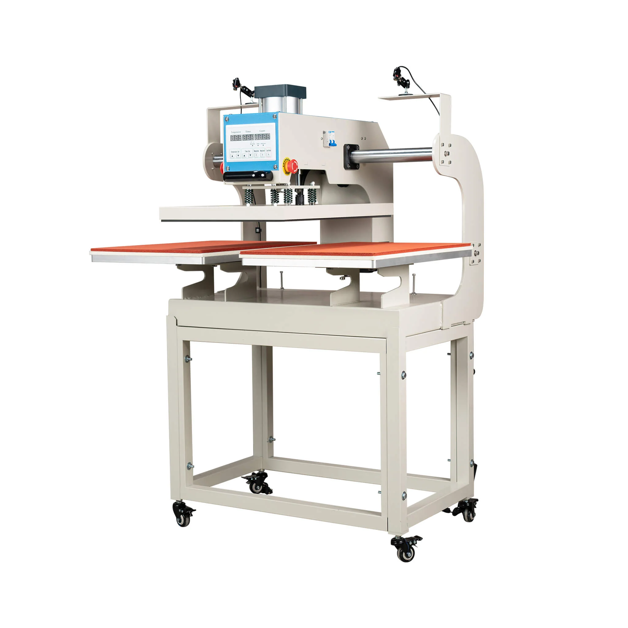 [16X24-Inch] Pneumatic Up Sliding Dual Platen Heat Press Machine With Infrared Positioning (SAK75382) - Image 4