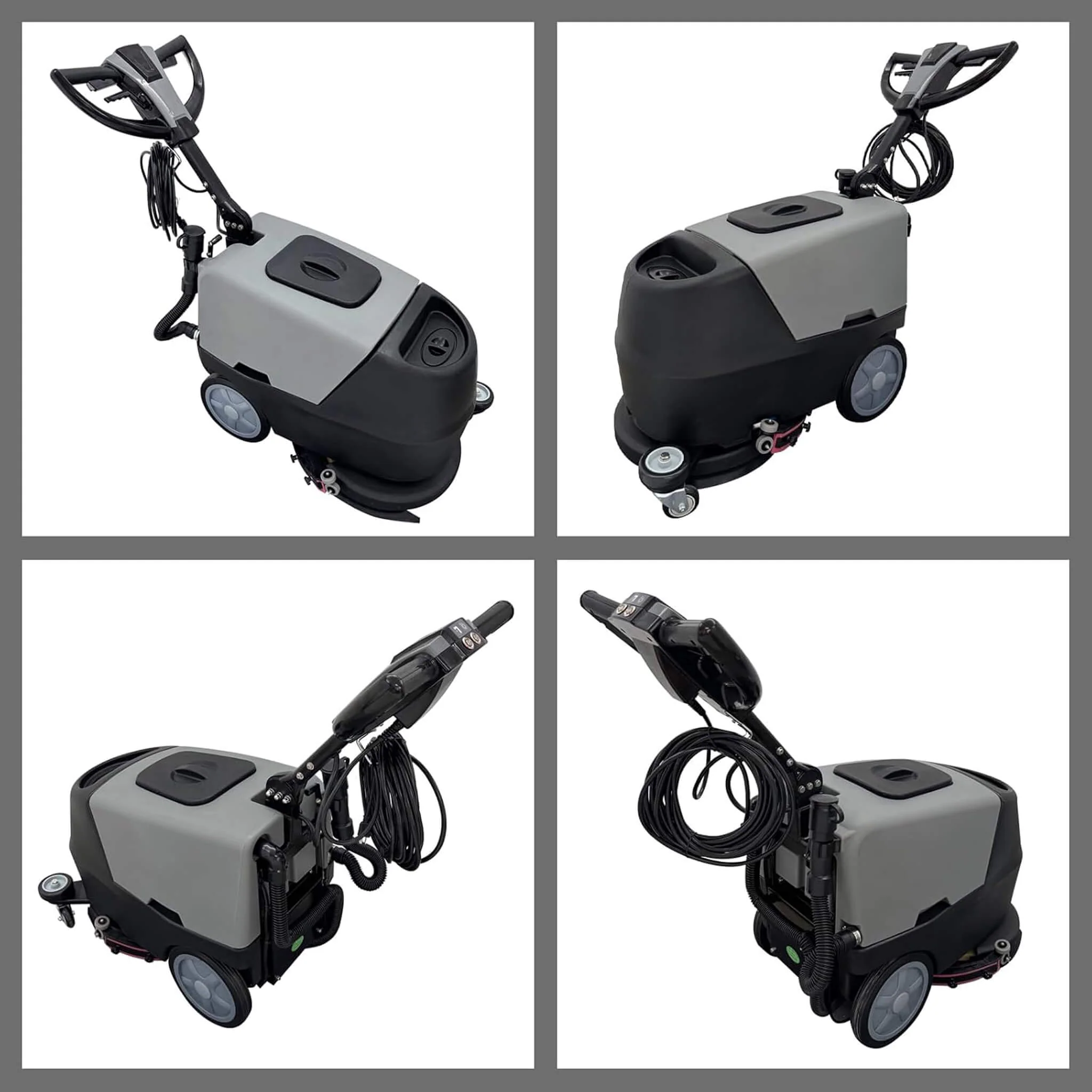 17-Inch 110V Heavy-Duty Commercial Walk-Behind Dual Tank Floor Scrubber (SAK83472) - Image 8
