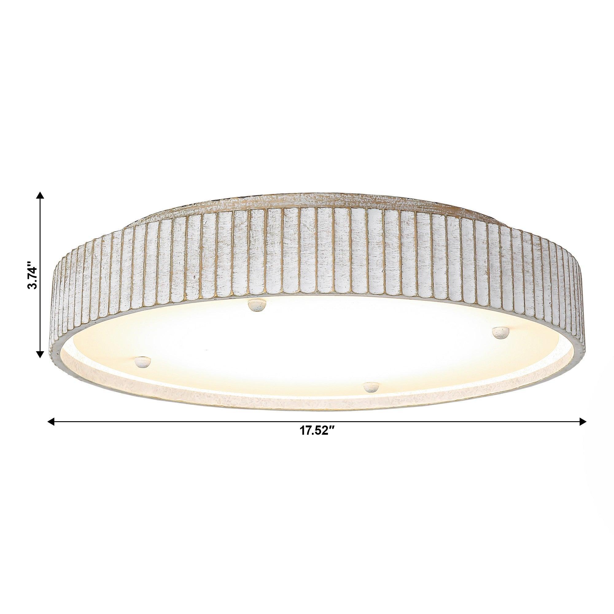 18 Inch White Modern Flush Mount LED Light - Image 10