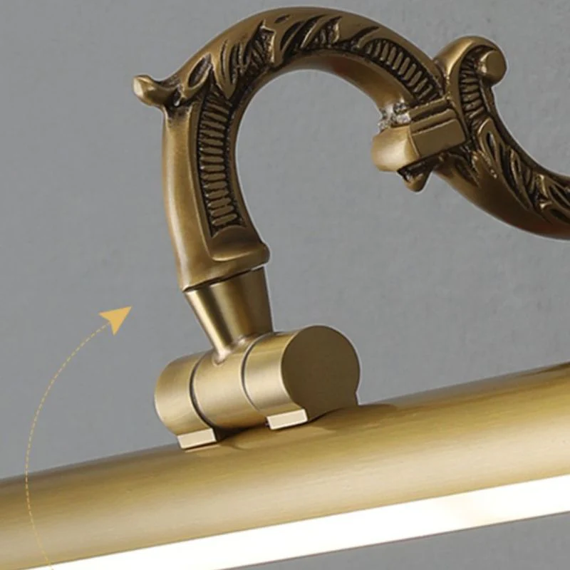 18" Vintage Brass Wall Light Sconces, 9W LED Wall lamp Retro Mirror Front lamp - Image 6