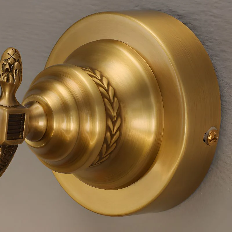 18" Vintage Brass Wall Light Sconces, 9W LED Wall lamp Retro Mirror Front lamp - Image 7