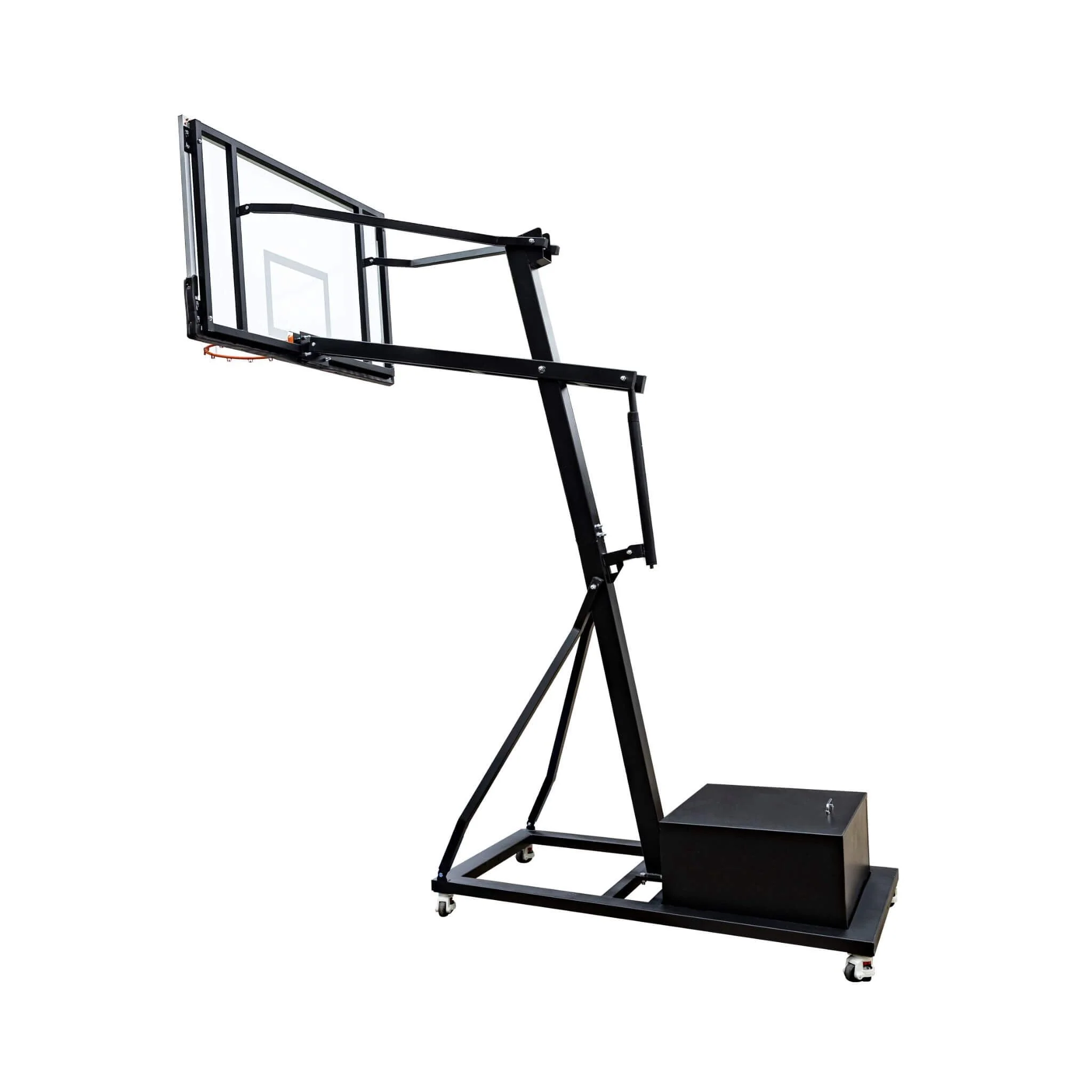 [18X24FT] Heavy-Duty Portable Adjustable Basketball Hoop With Court (SAK72980) - Image 5