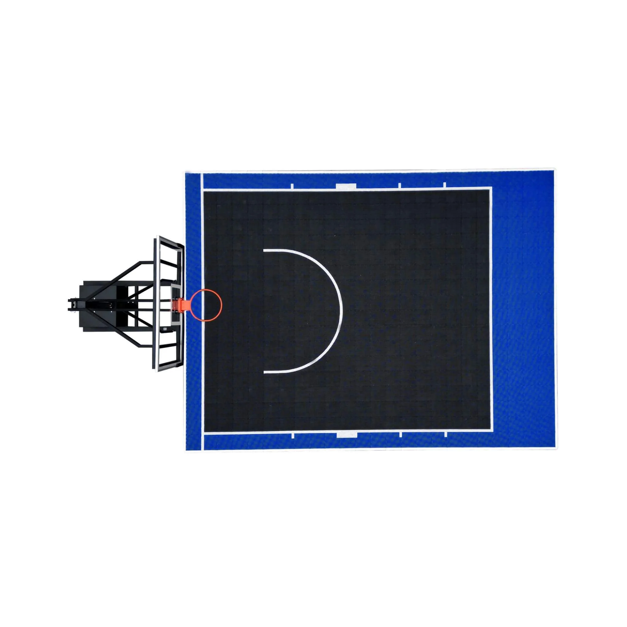 [18X24FT] Heavy-Duty Portable Adjustable Basketball Hoop With Court (SAK72980) - Image 6