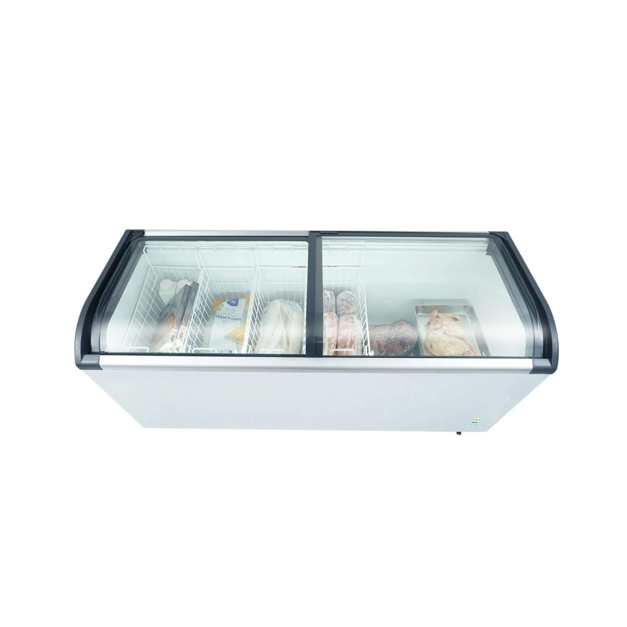 19.3 Cu.Ft Curved-Glass Commercial Display Ice Cream Freezer (SAK81726) - Image 5