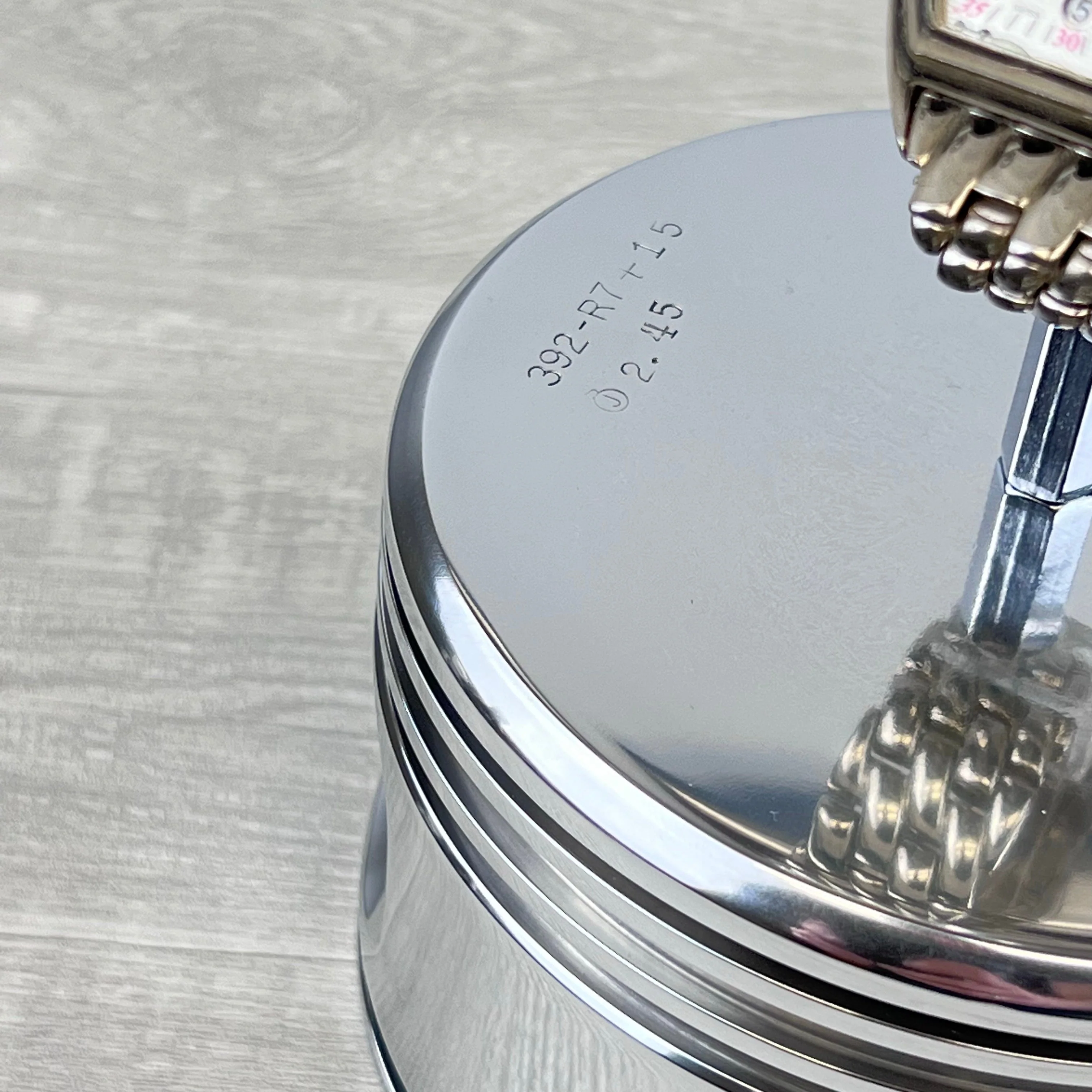 1940's WWII Jacobs Radial Engine Airplane Polished Piston Watch Display Stand - Image 5