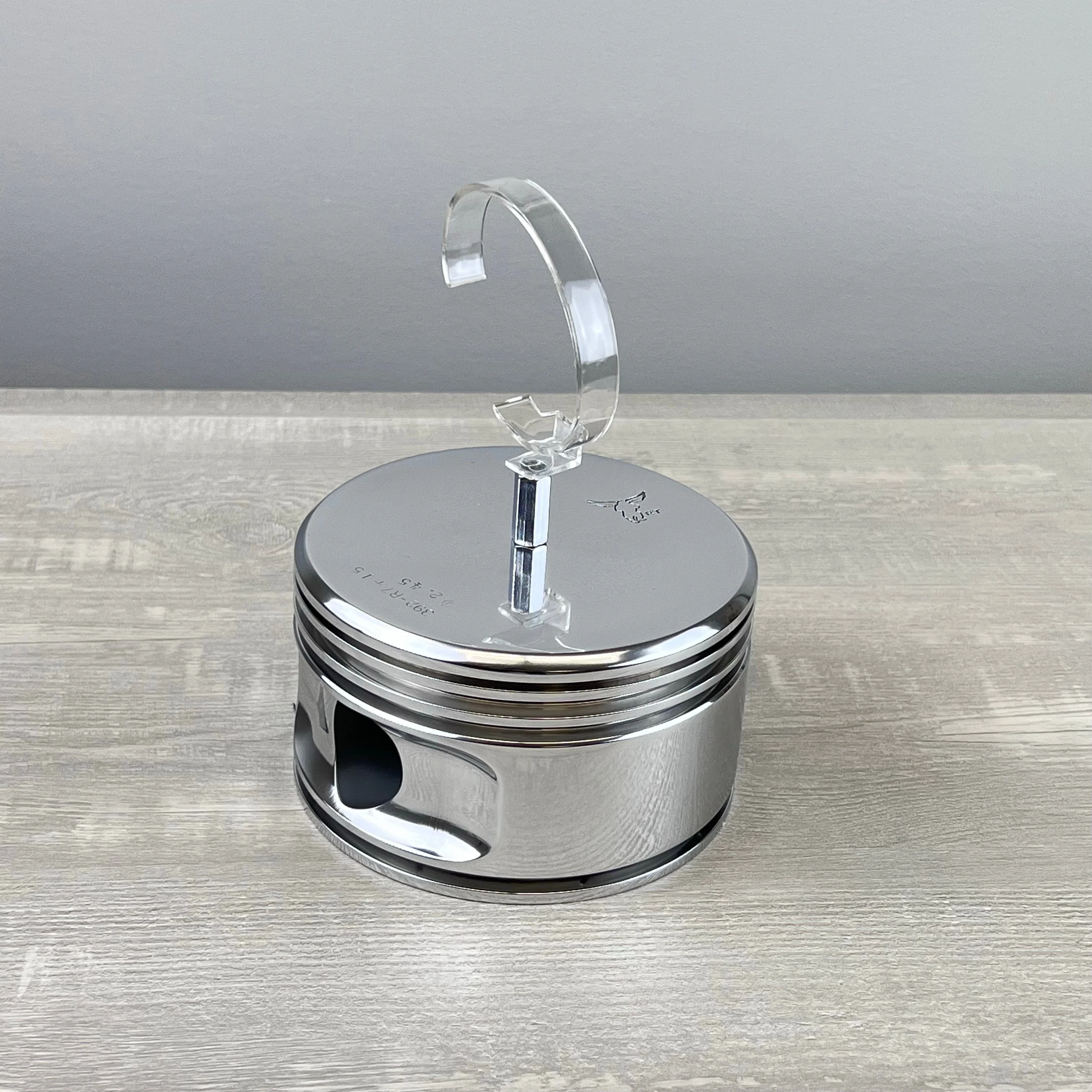 1940's WWII Jacobs Radial Engine Airplane Polished Piston Watch Display Stand - Image 9