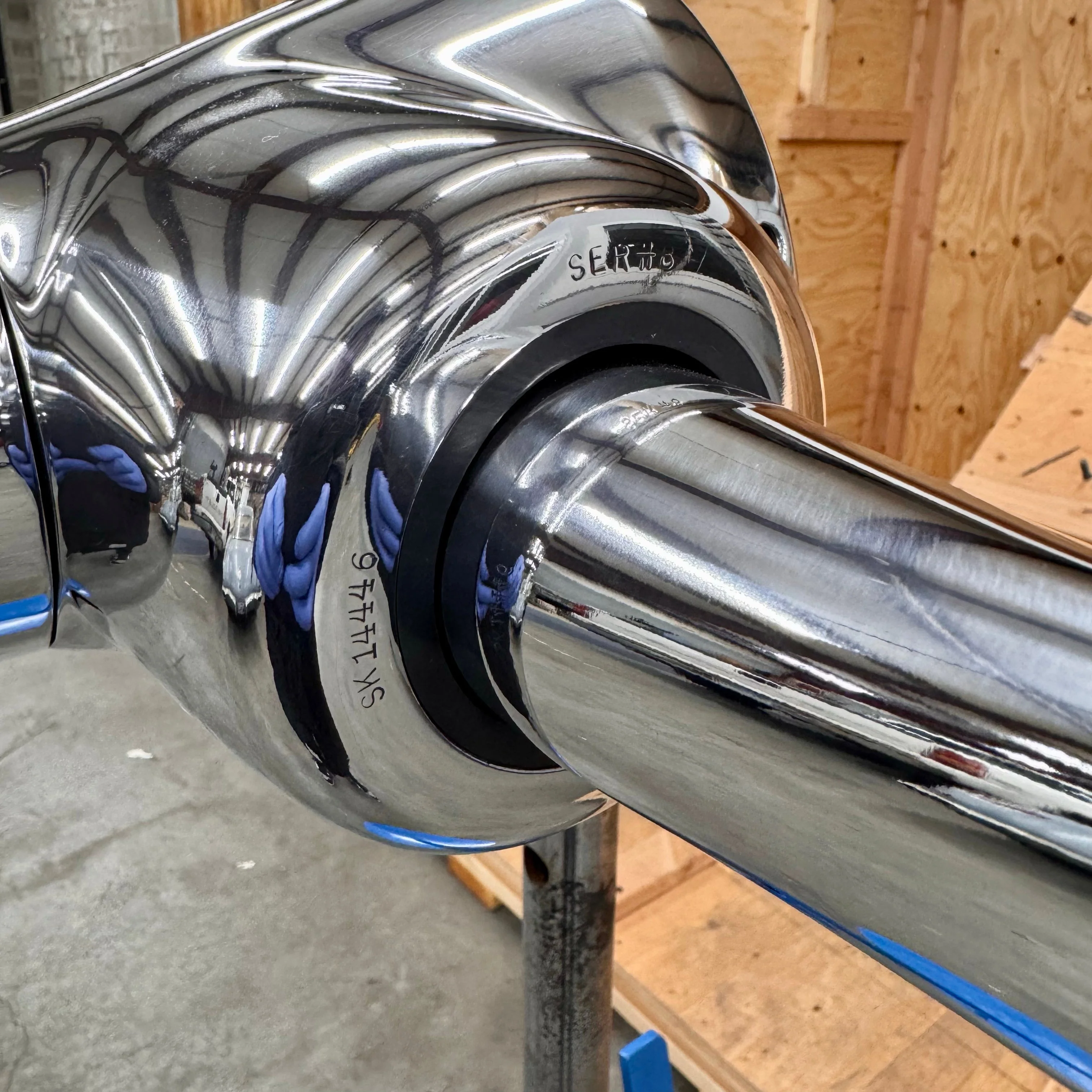 1950's Space Age 83" Experimental 2-Bladed Polished Helicopter Rotor Airplane Propeller - Image 14