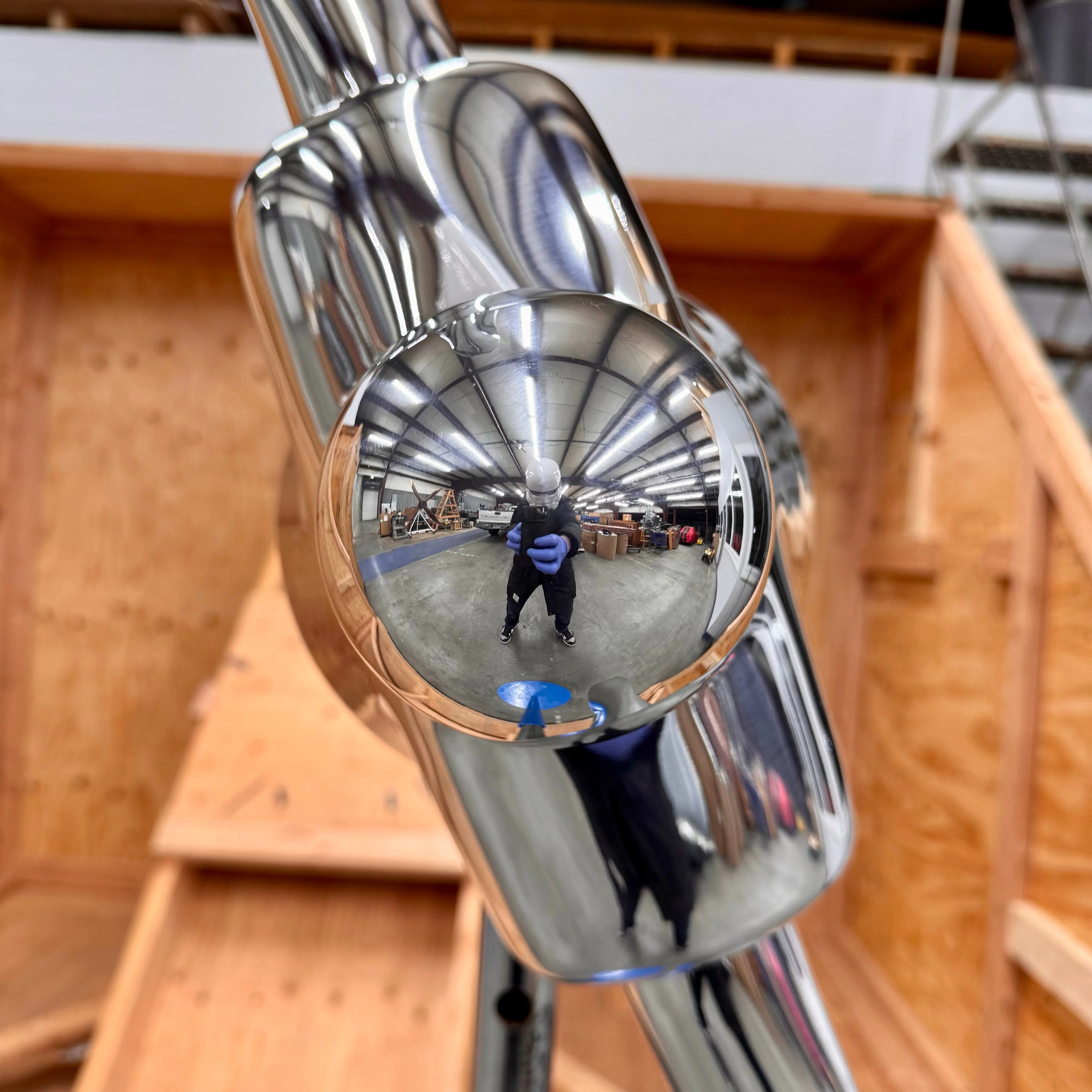 1950's Space Age 83" Experimental 2-Bladed Polished Helicopter Rotor Airplane Propeller - Image 18
