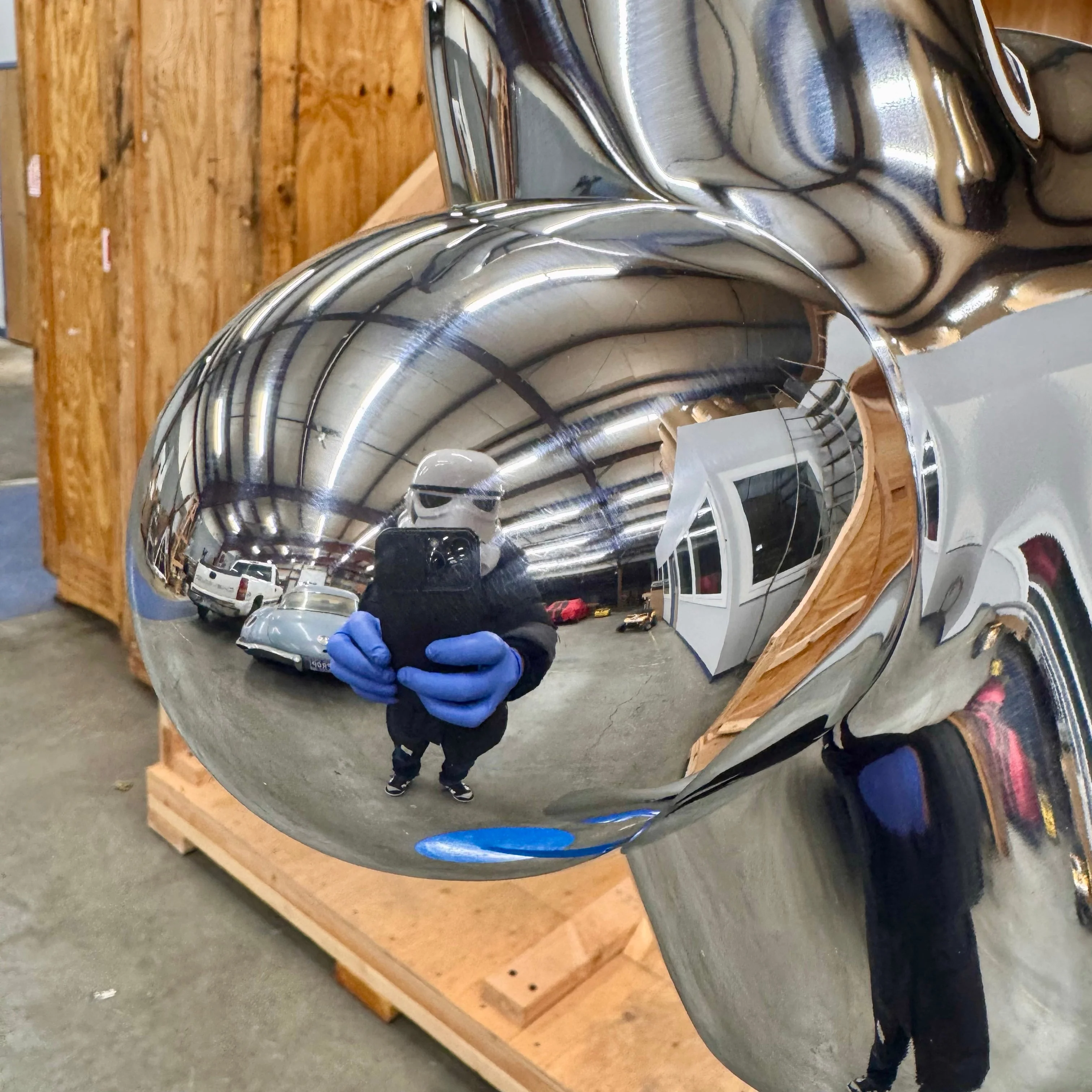 1950's Space Age 83" Experimental 2-Bladed Polished Helicopter Rotor Airplane Propeller - Image 20