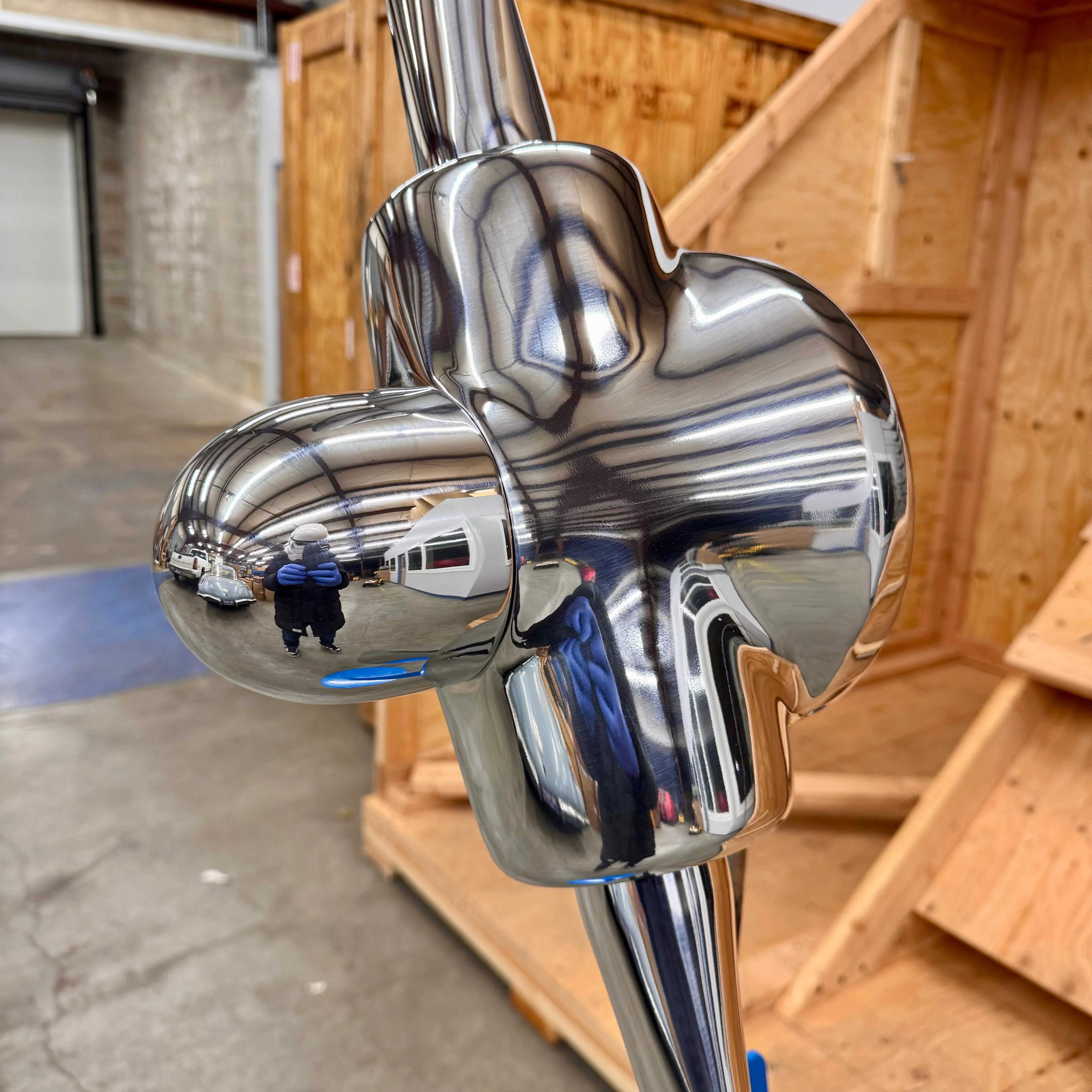 1950's Space Age 83" Experimental 2-Bladed Polished Helicopter Rotor Airplane Propeller - Image 21