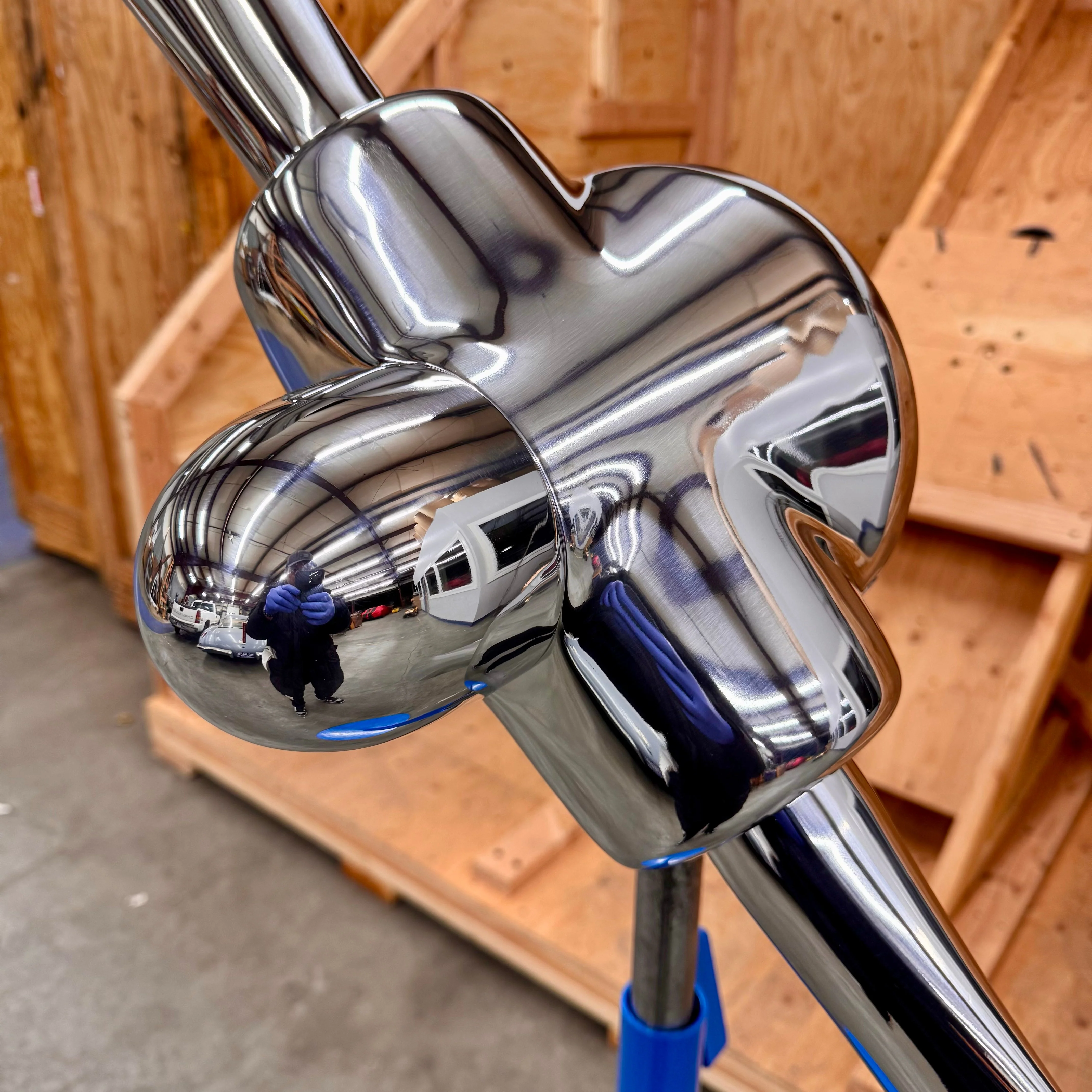 1950's Space Age 83" Experimental 2-Bladed Polished Helicopter Rotor Airplane Propeller - Image 24