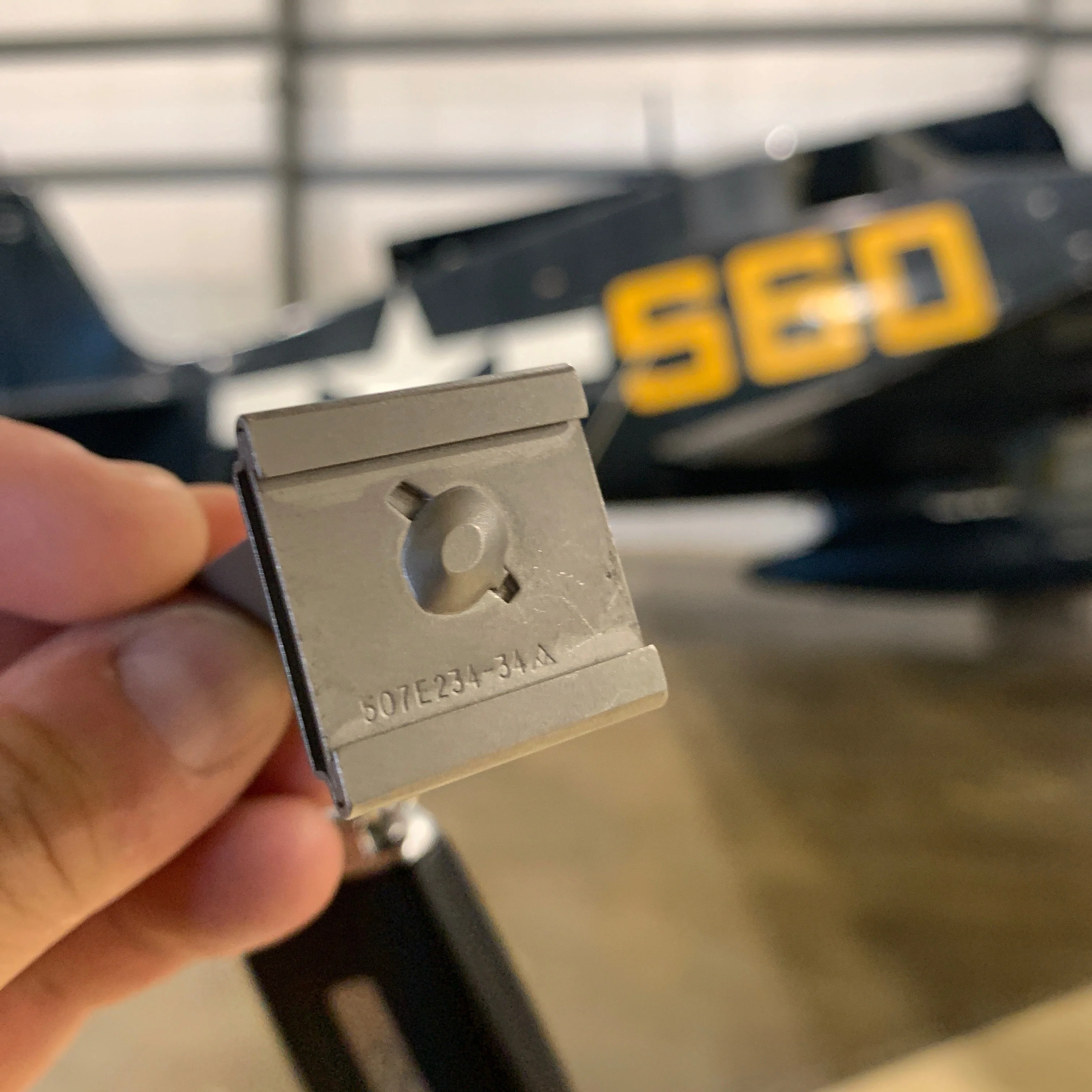 1950's USAF Air Force Sabre F-86F General Electric J47 Turbojet Stator Vane Blade Keychain - Image 7