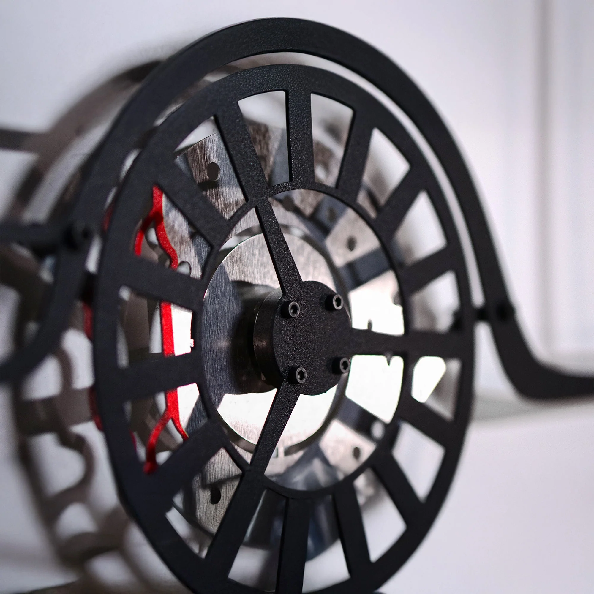 1956 Chevrolet Bel Air Wall Art – Classic Steel Silhouette with Spinning Wheels-KAFMEKA020 - Image 5