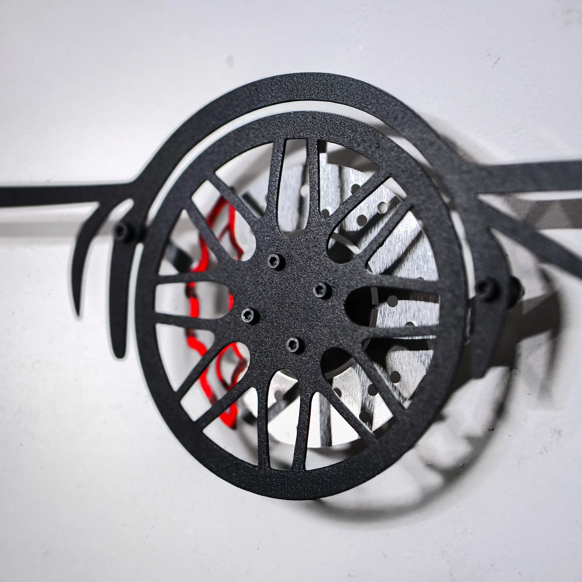 1964 Chevrolet Impala Wall Art – Classic Steel Silhouette with Spinning Wheels-KAFMEKA022 - Image 8