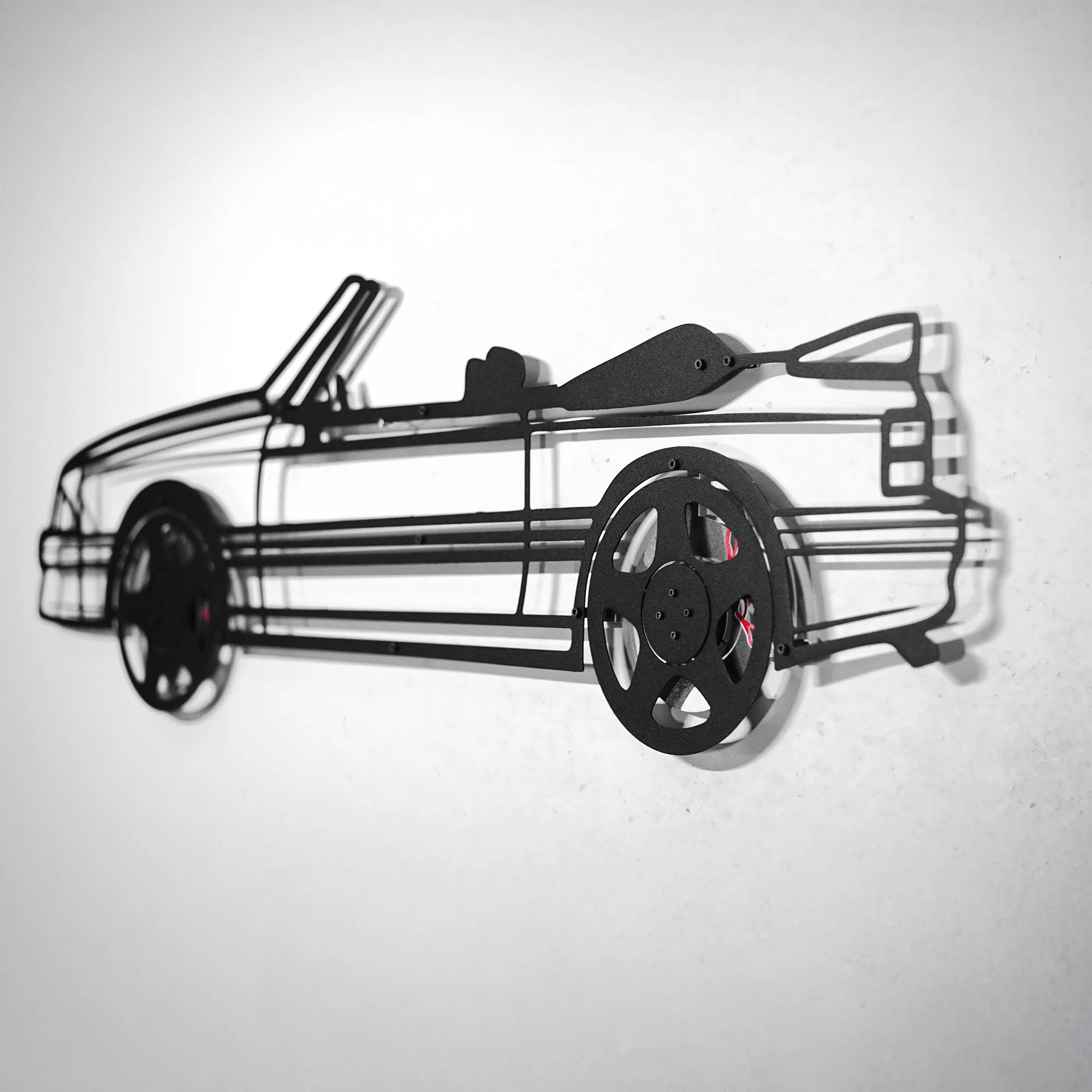 1993 Mustang GT Convertible Wall Art – Steel & Spinning Wheels-KAFMEKA002 - Image 8