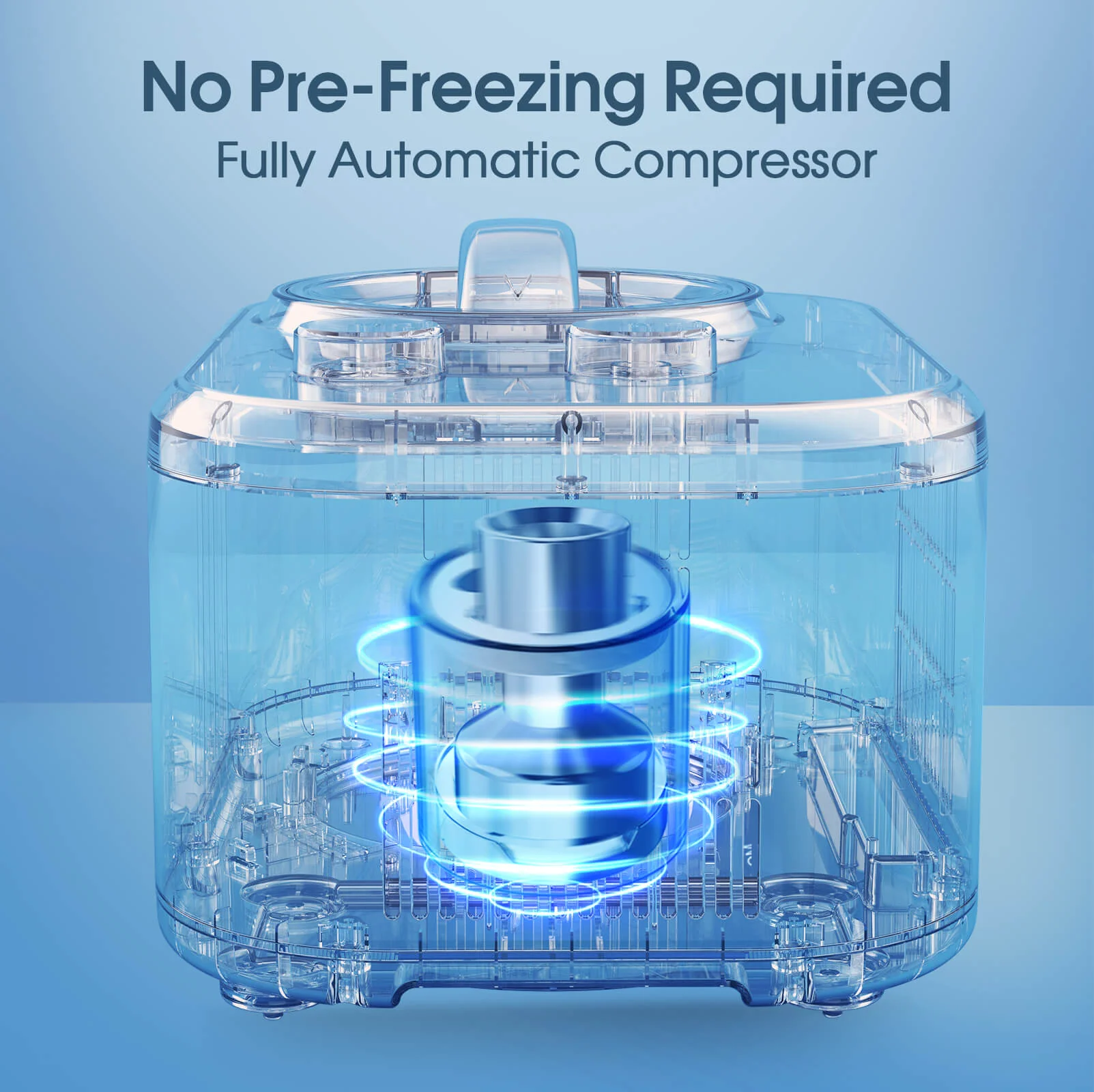 1L Ice Cream Maker with Compressor IC3910 - Image 4