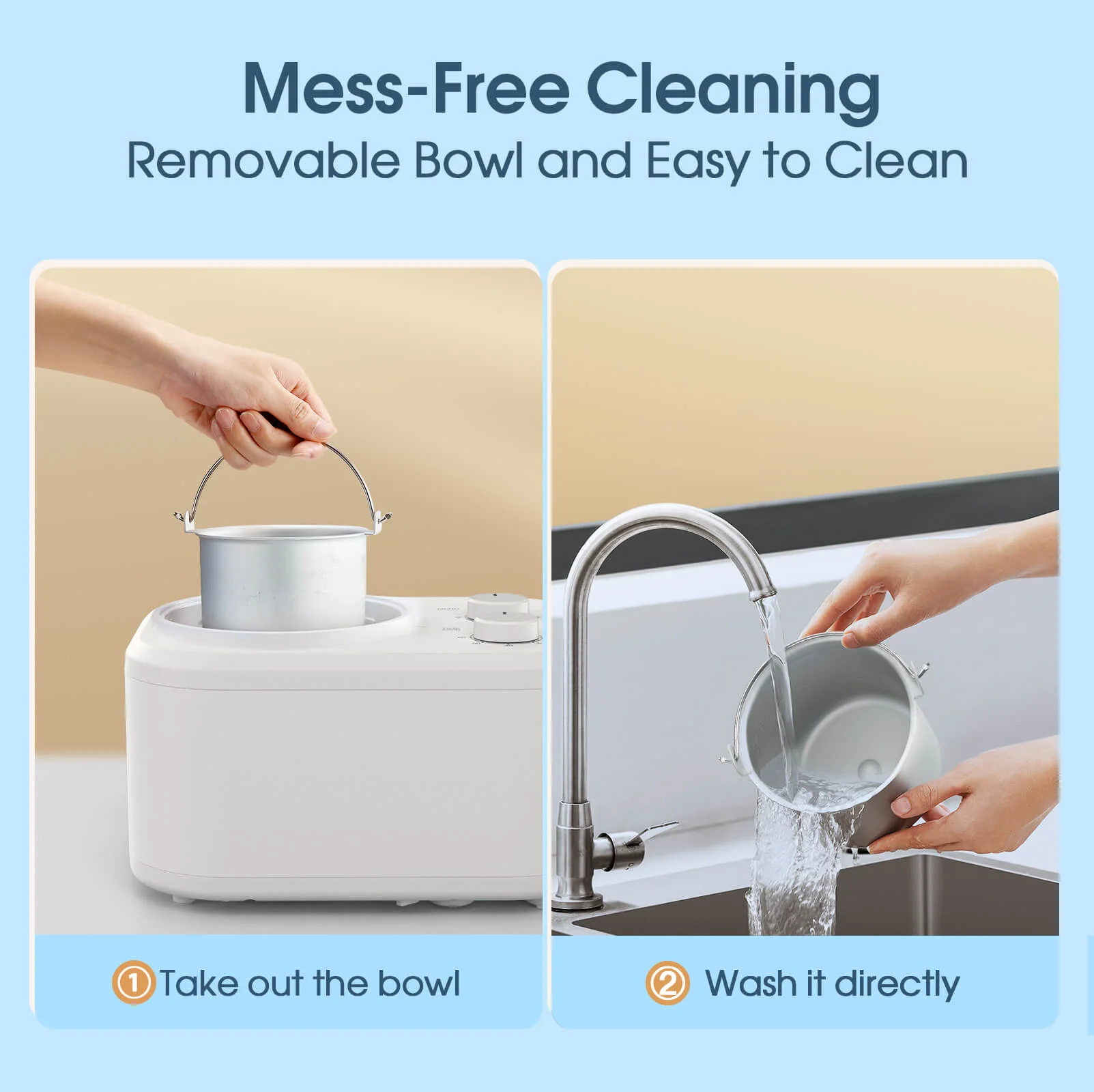 1L Ice Cream Maker with Compressor IC3910 - Image 7