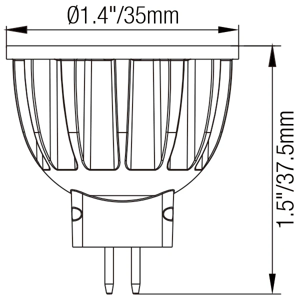 2.5W MR11 Bulb LED Suitable for 20W Halogen Replacement - Image 5