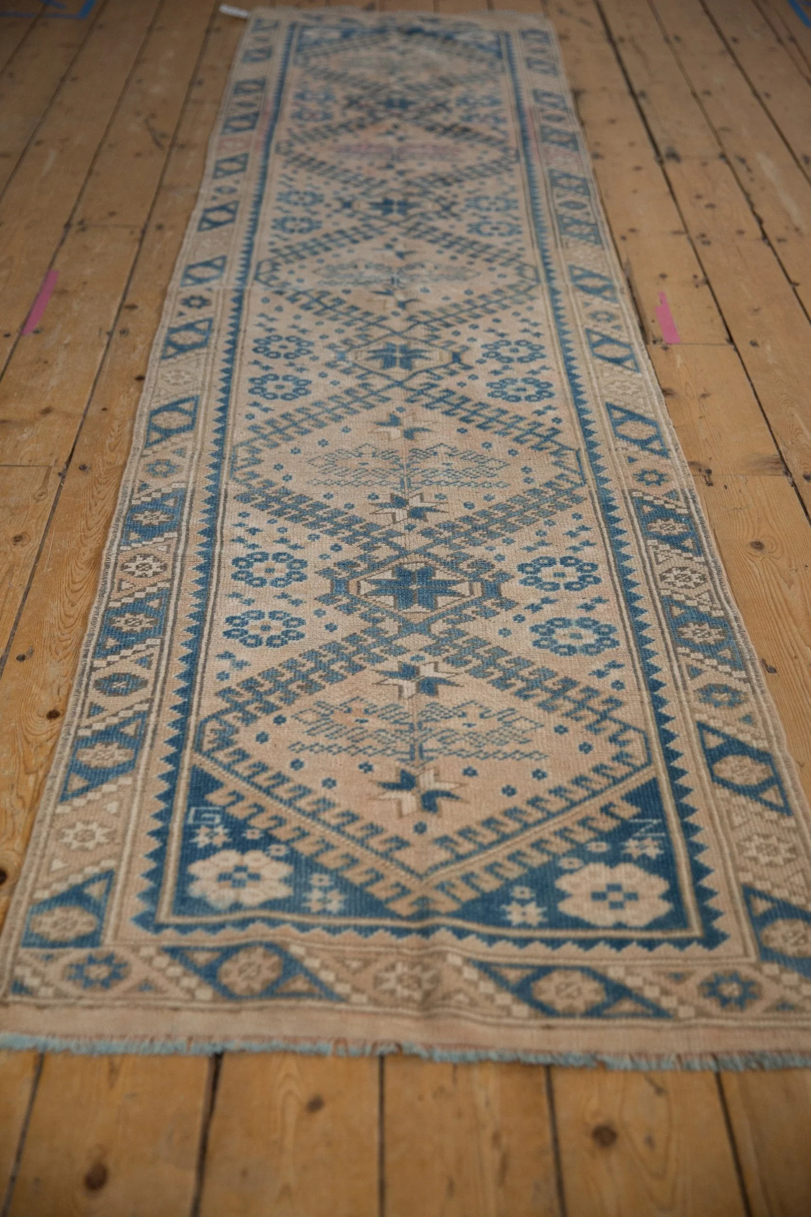 2.5x10.5 Vintage Distressed Melas Rug Runner - Image 7